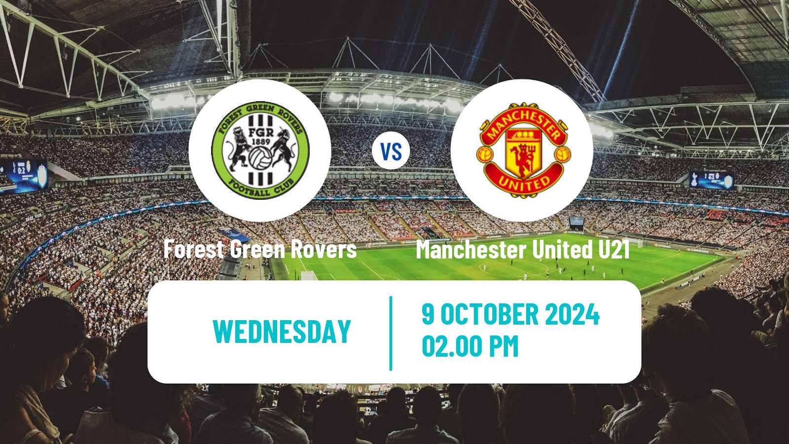 Soccer English National League Cup Forest Green Rovers - Manchester United U21