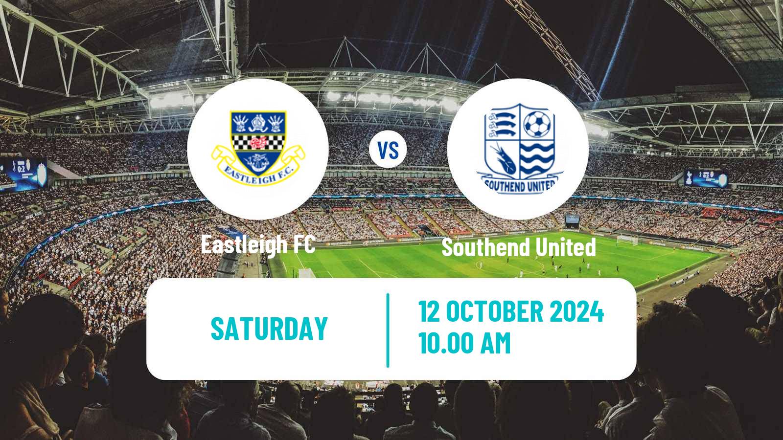 Soccer English FA Cup Eastleigh - Southend United