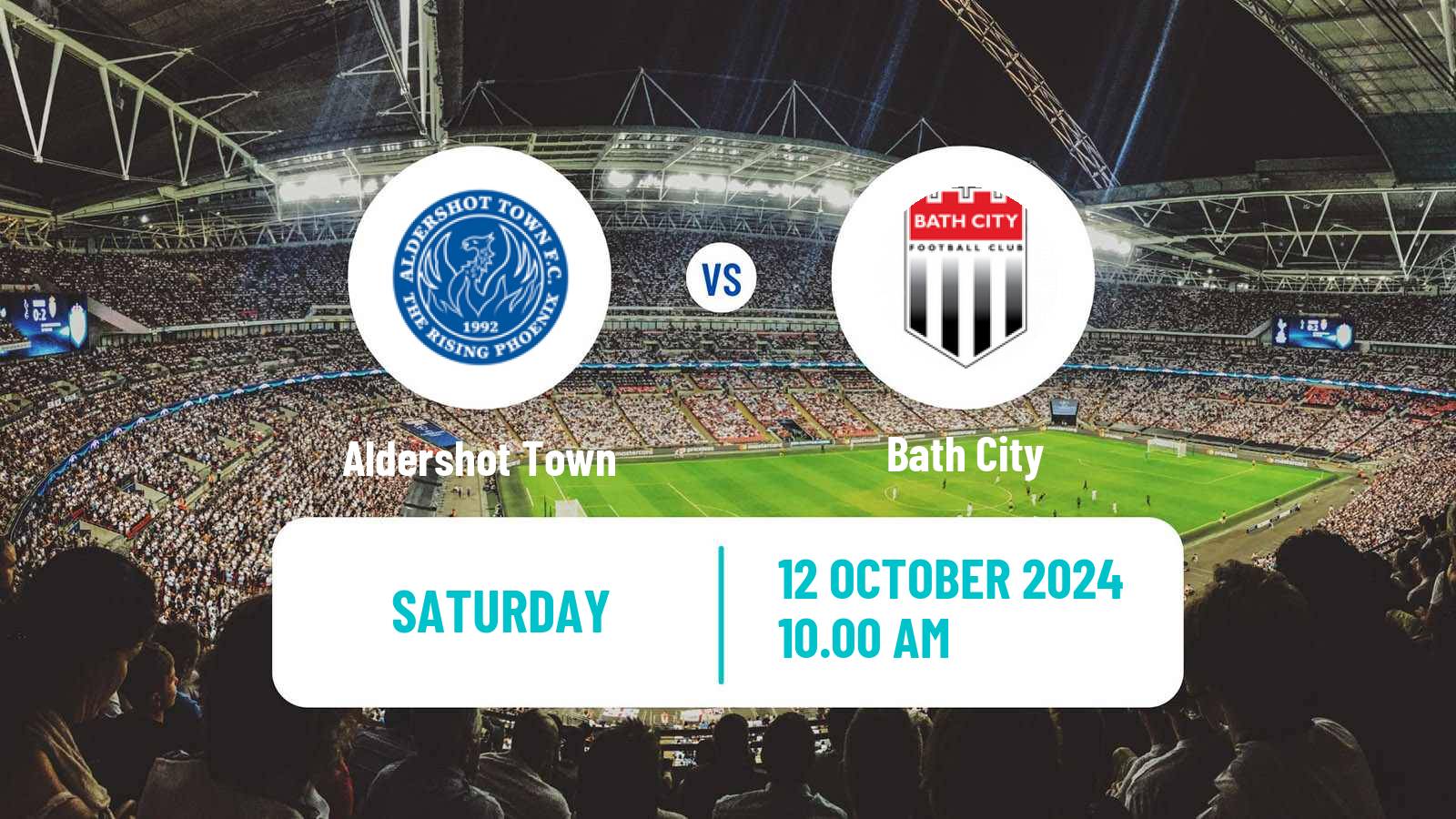 Soccer English FA Cup Aldershot Town - Bath City