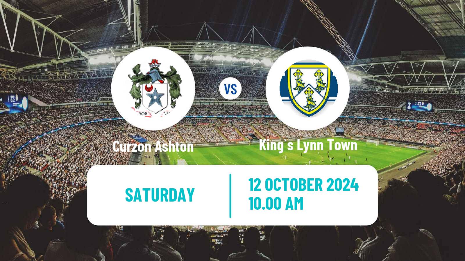 Soccer English FA Cup Curzon Ashton - King`s Lynn Town