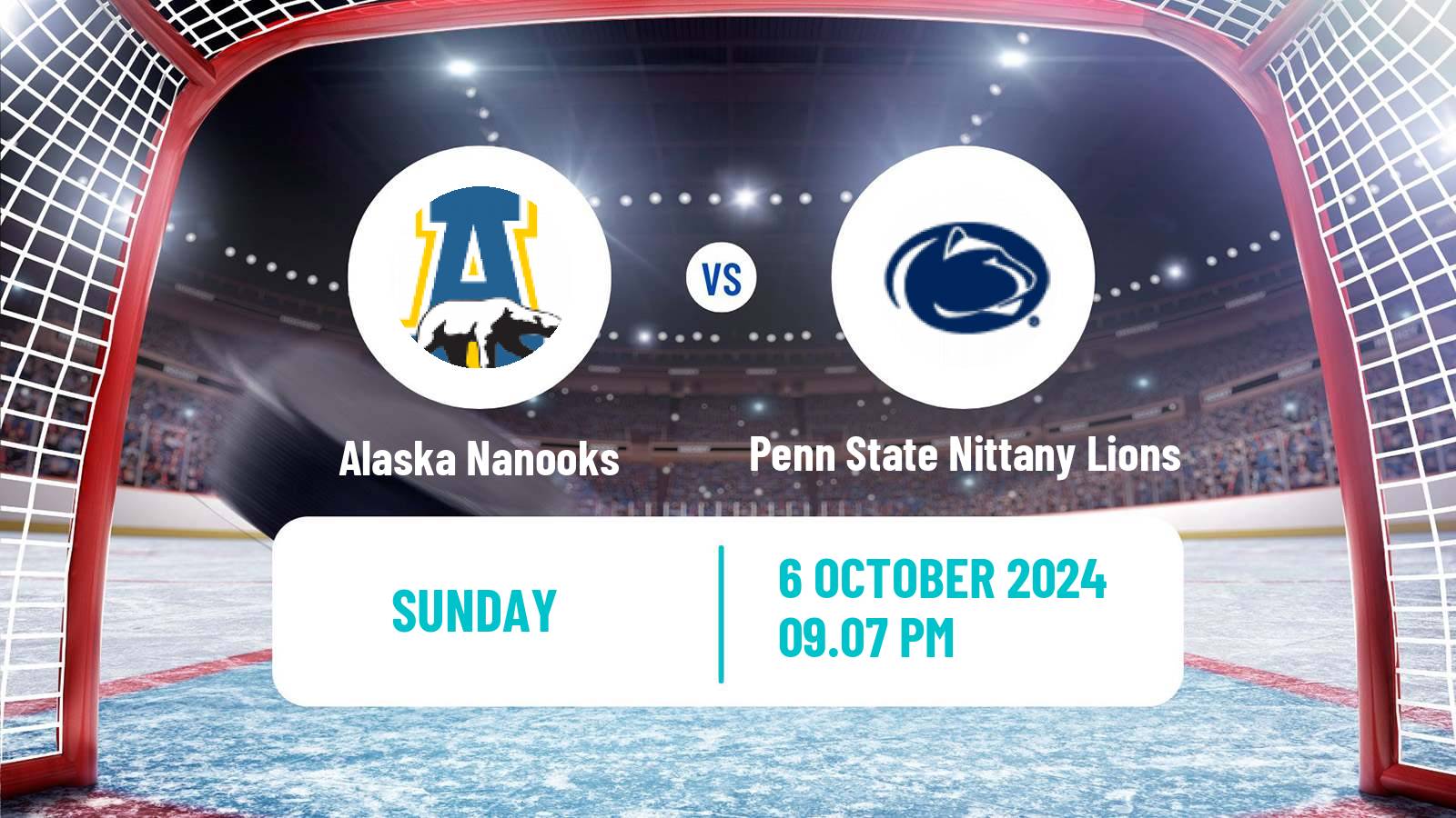 Hockey NCAA Hockey Alaska Nanooks - Penn State Nittany Lions