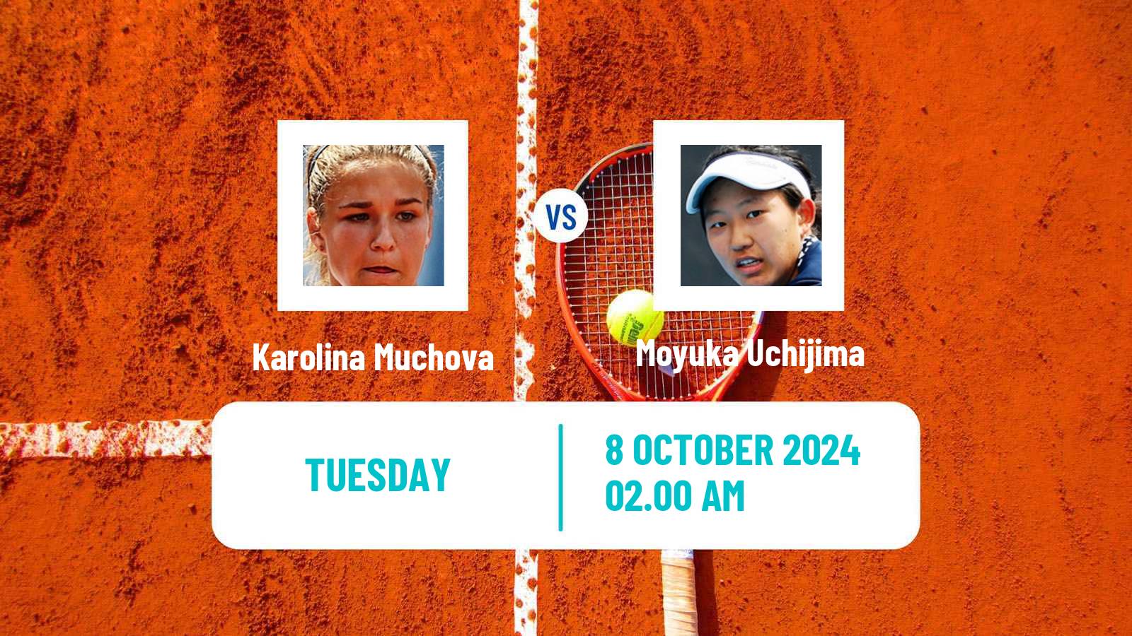 Tennis WTA Wuhan Karolina Muchova - Moyuka Uchijima