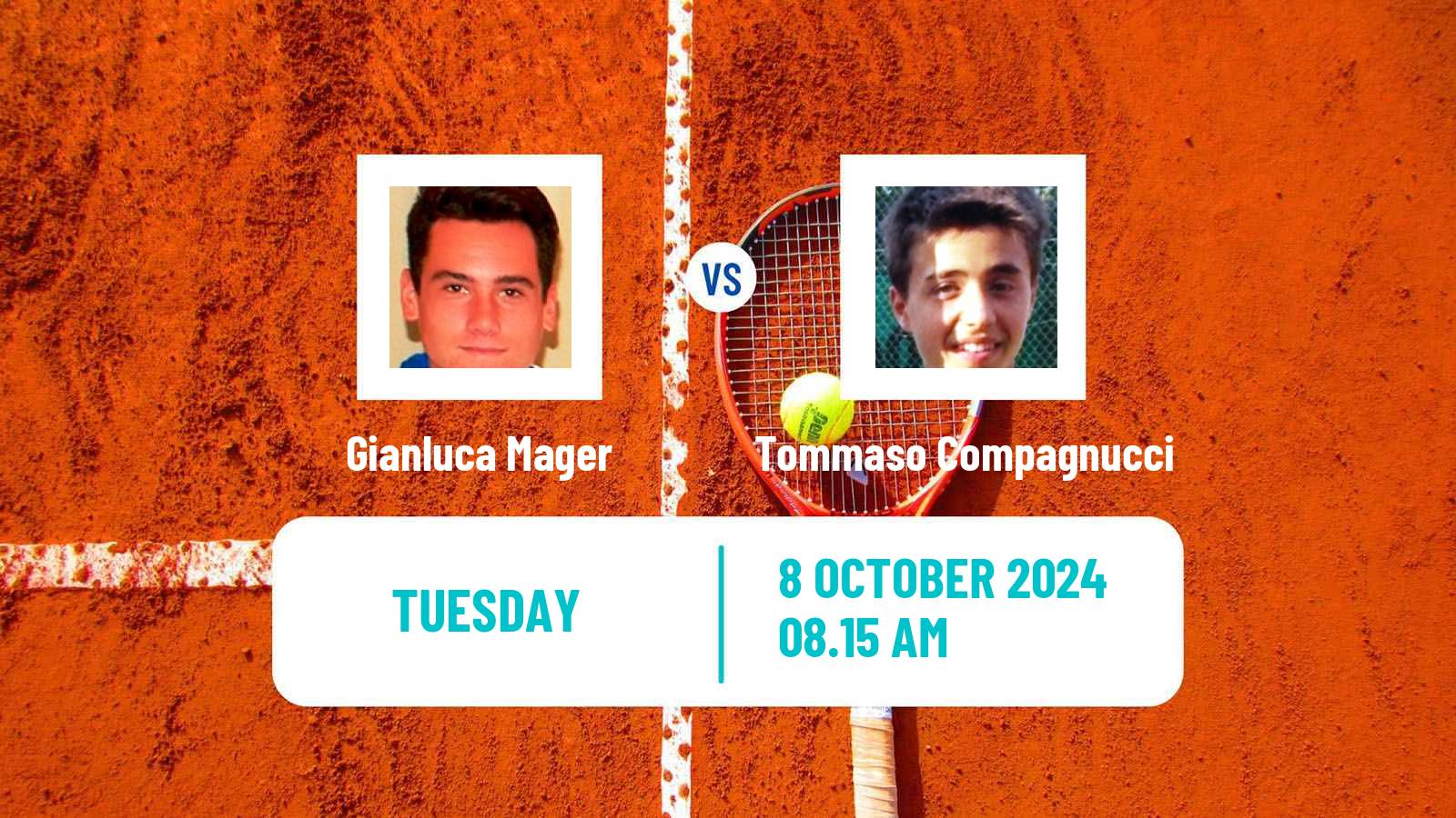 Tennis ITF M25 Santa Margherita Di Pula 10 Men Gianluca Mager - Tommaso Compagnucci