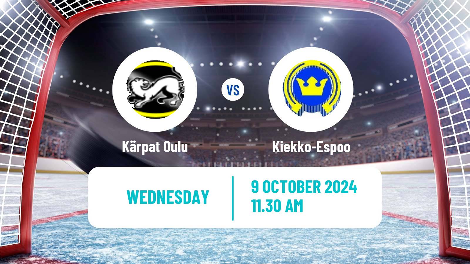 Hockey Finnish SM-liiga Kärpät - Kiekko-Espoo