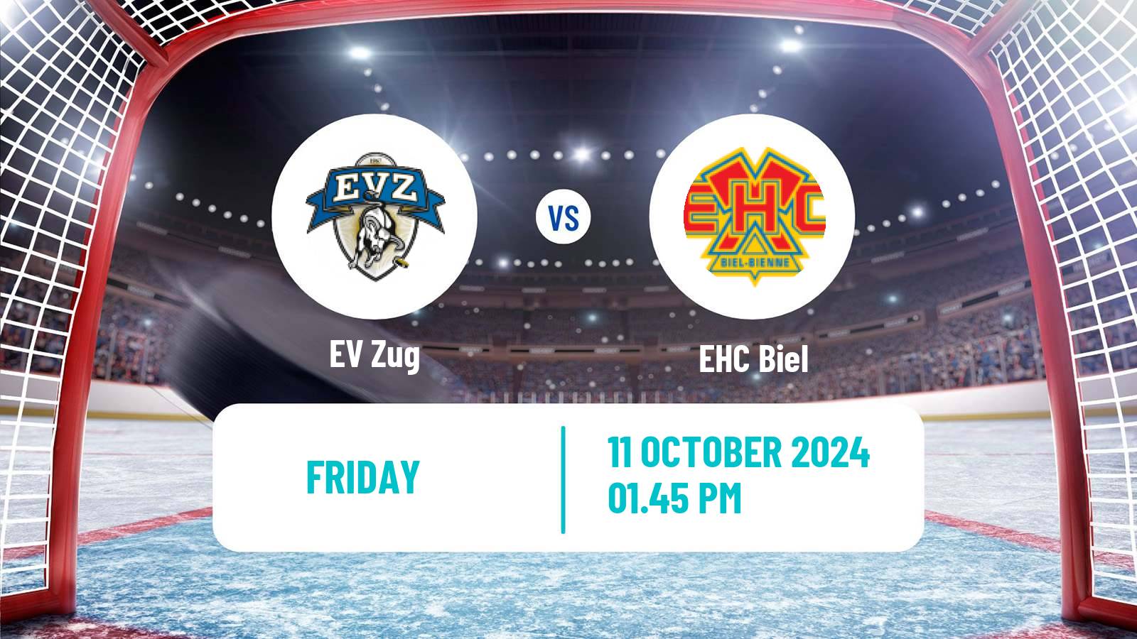 Hockey Swiss National League Hockey EV Zug - Biel