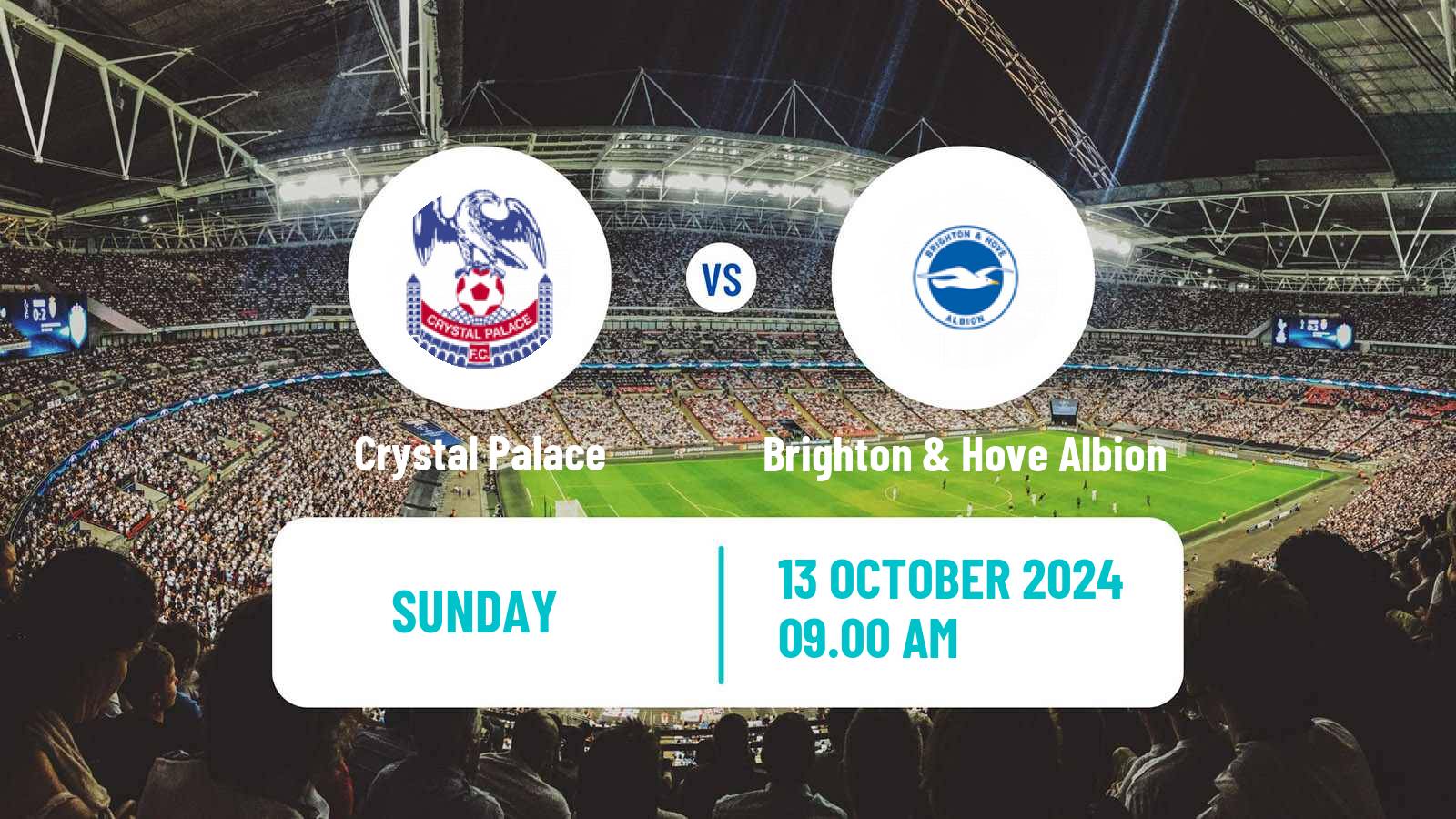 Soccer English WSL Crystal Palace - Brighton & Hove Albion