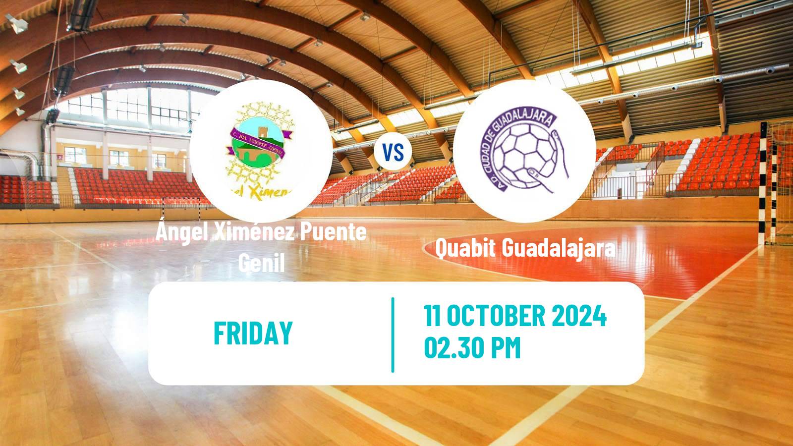 Handball Spanish Liga ASOBAL Ángel Ximénez Puente Genil - Quabit Guadalajara