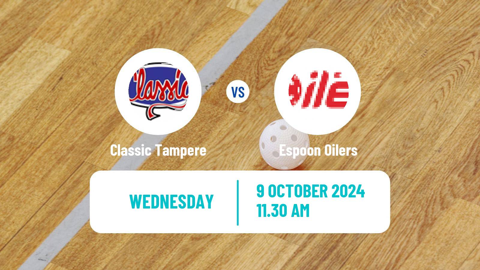 Floorball Finnish F-Liiga Classic Tampere - Espoon Oilers