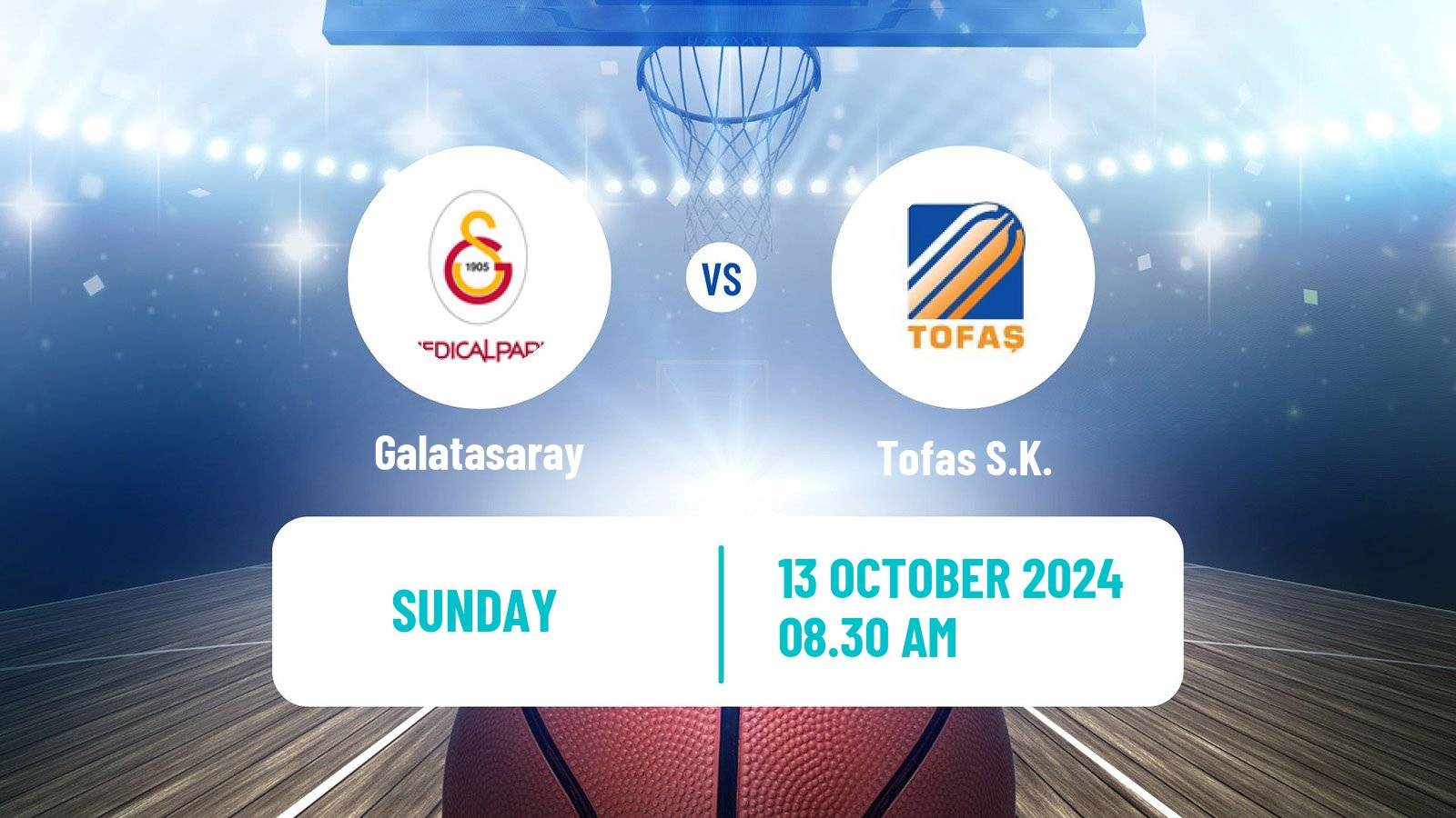 Basketball Turkish Basketball Super Ligi Galatasaray - Tofaş