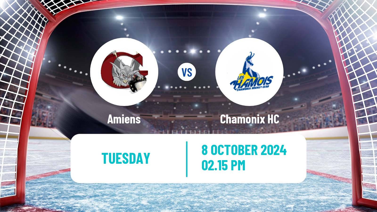 Hockey French Ligue Magnus Amiens - Chamonix