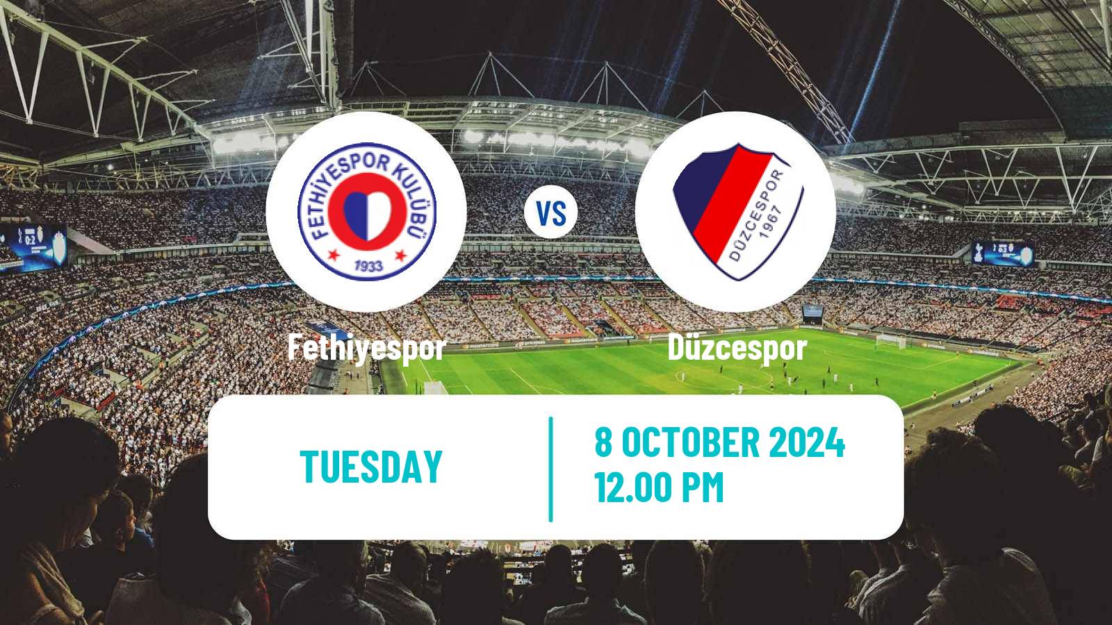 Soccer Turkish Cup Fethiyespor - Düzcespor