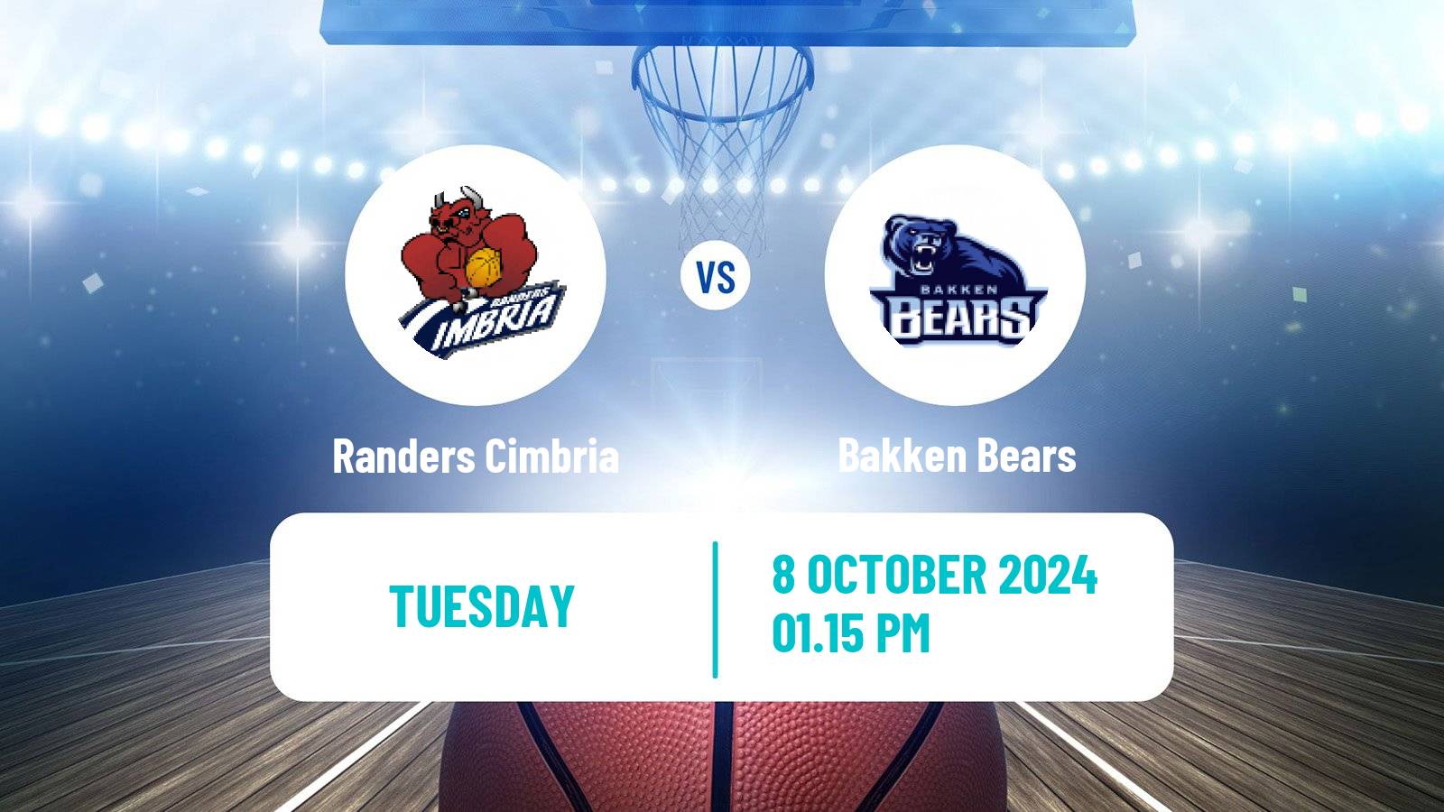 Basketball Danish Basketligaen Randers Cimbria - Bakken Bears