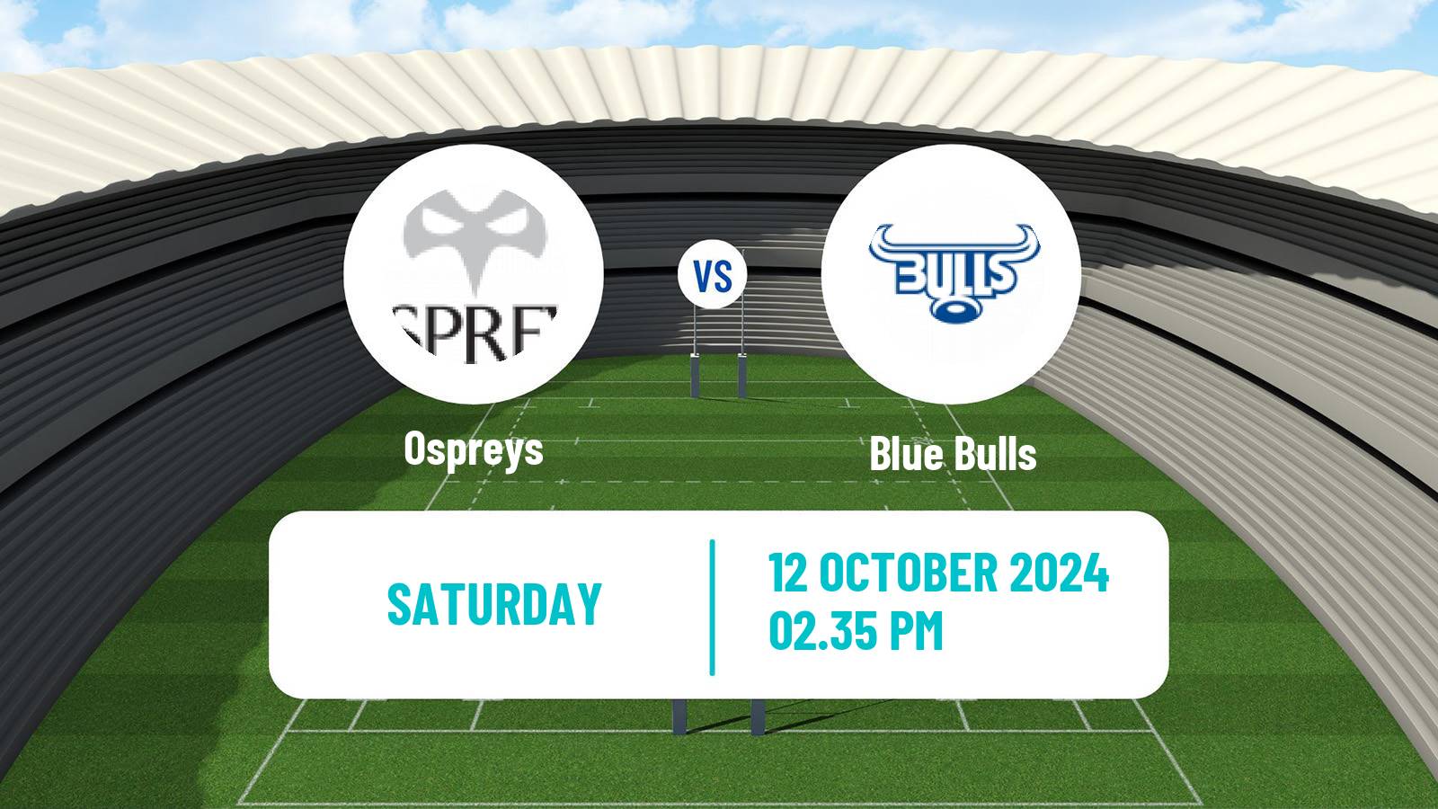 Rugby union United Rugby Championship Ospreys - Blue Bulls