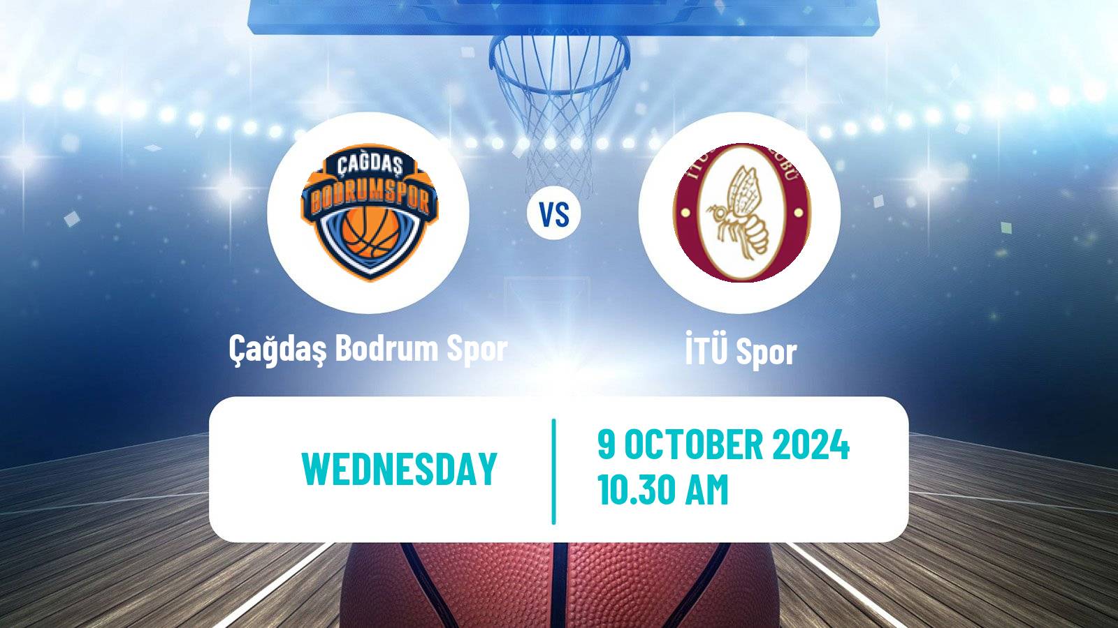 Basketball Turkish TBL Çağdaş Bodrum Spor - İTÜ