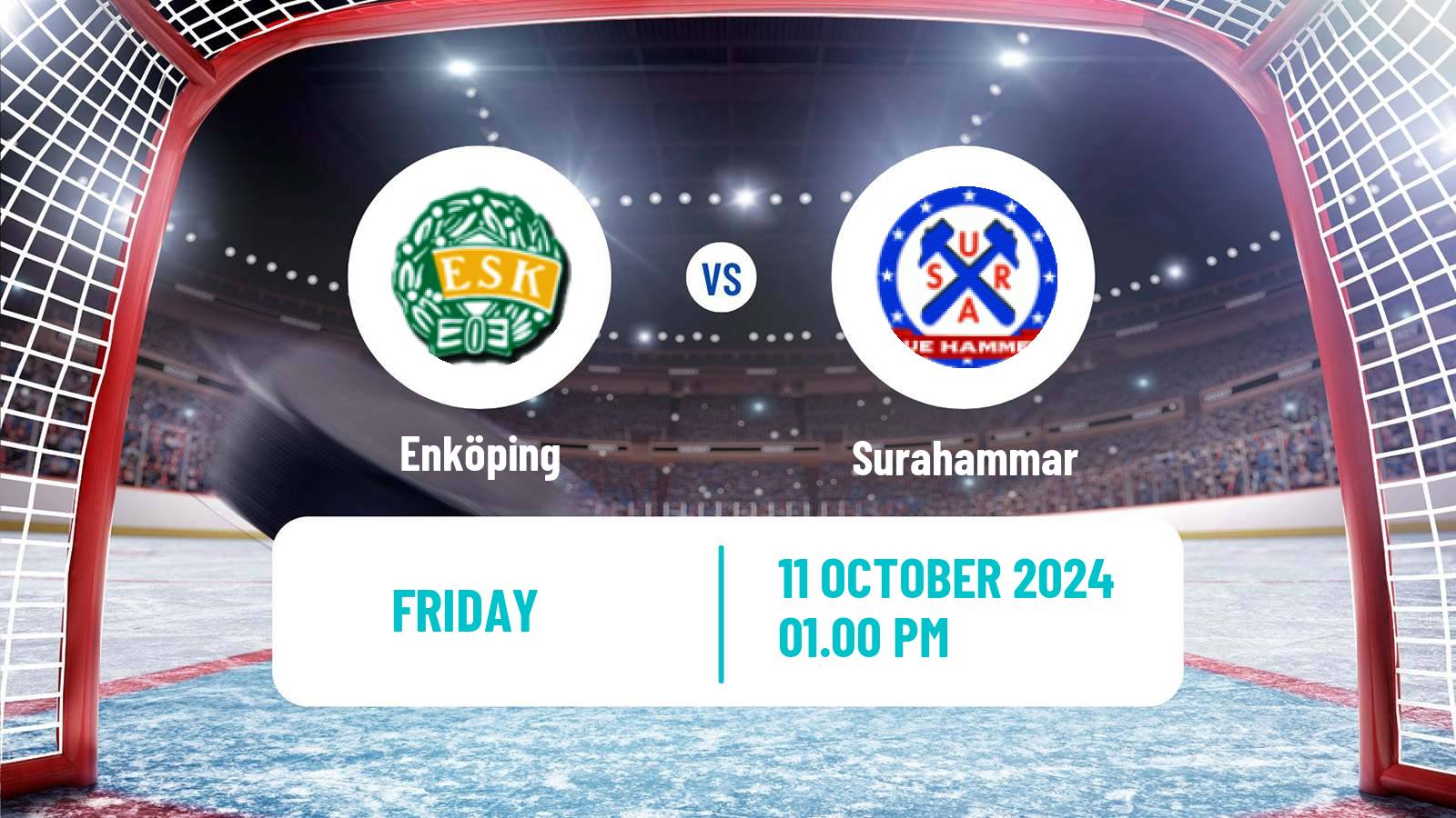 Hockey Swedish HockeyEttan Ostra Enköping - Surahammar