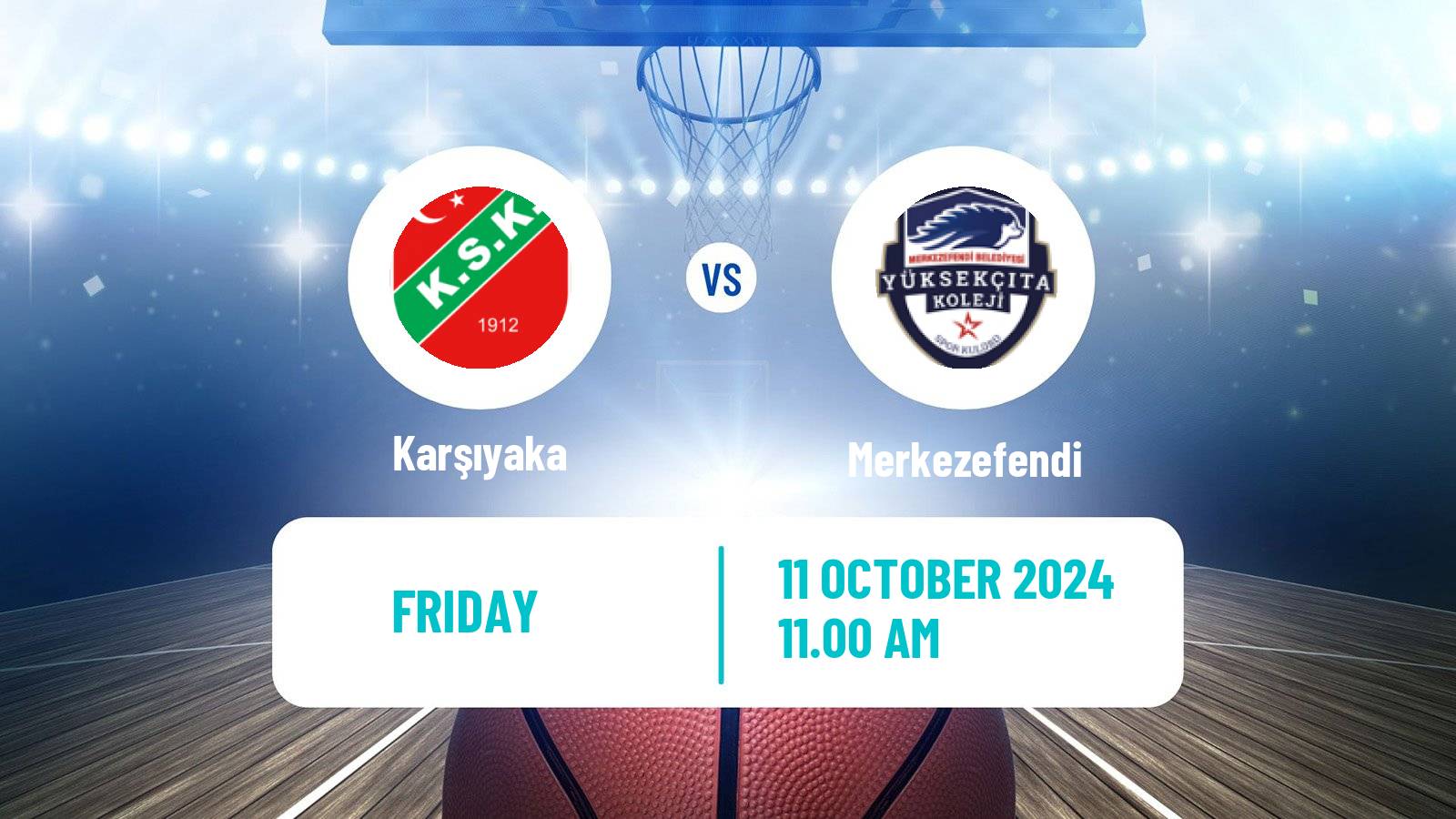 Basketball Turkish Basketball Super Ligi Karşıyaka - Merkezefendi