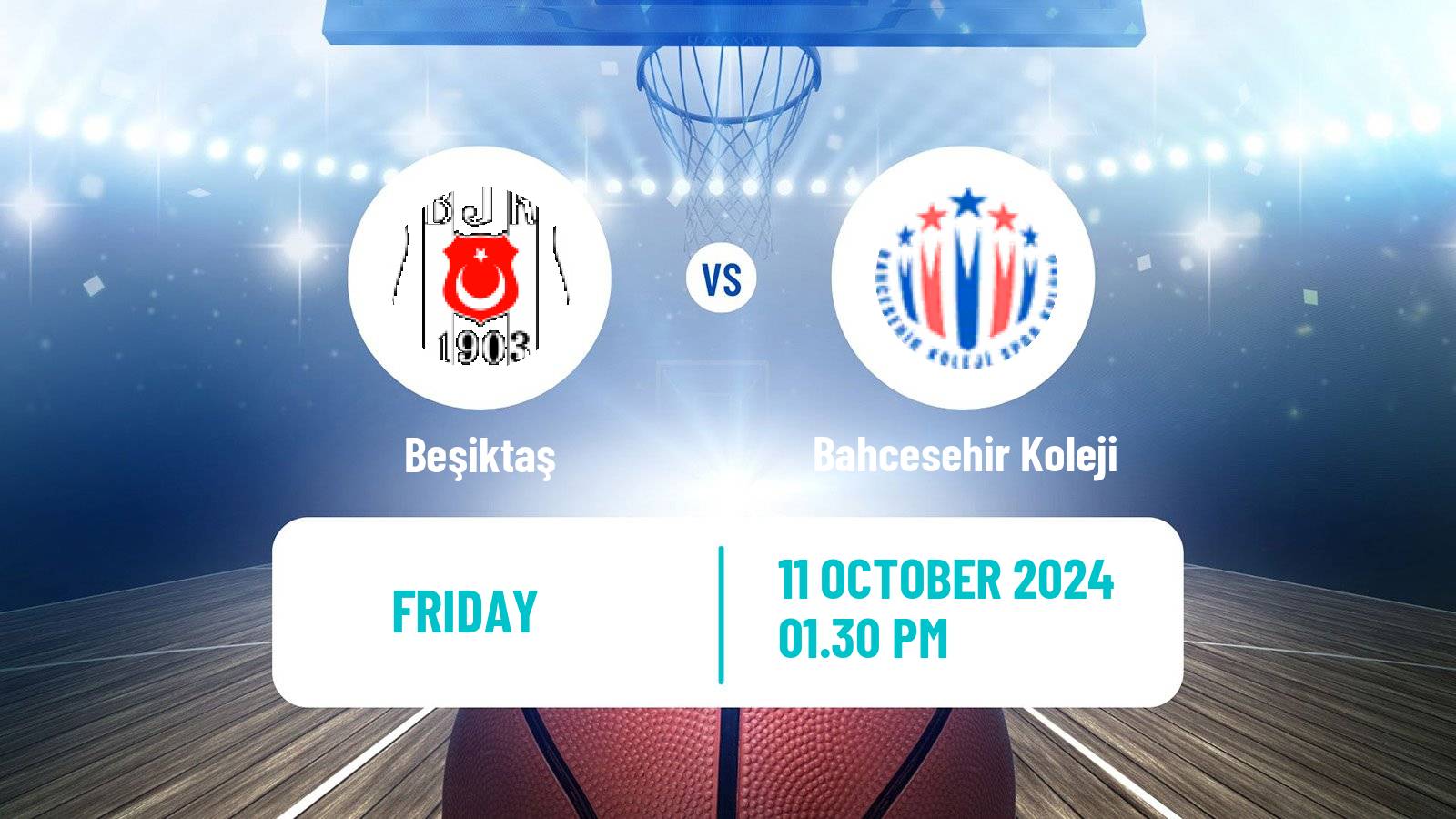 Basketball Turkish Basketball Super Ligi Beşiktaş - Bahcesehir Koleji