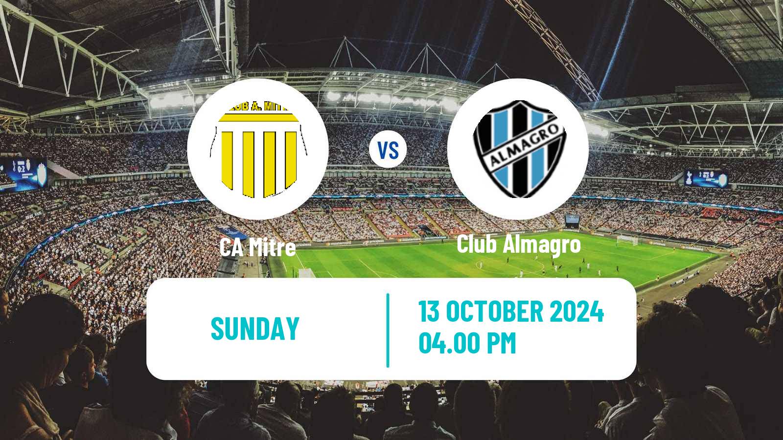 Soccer Argentinian Primera Nacional Mitre - Club Almagro