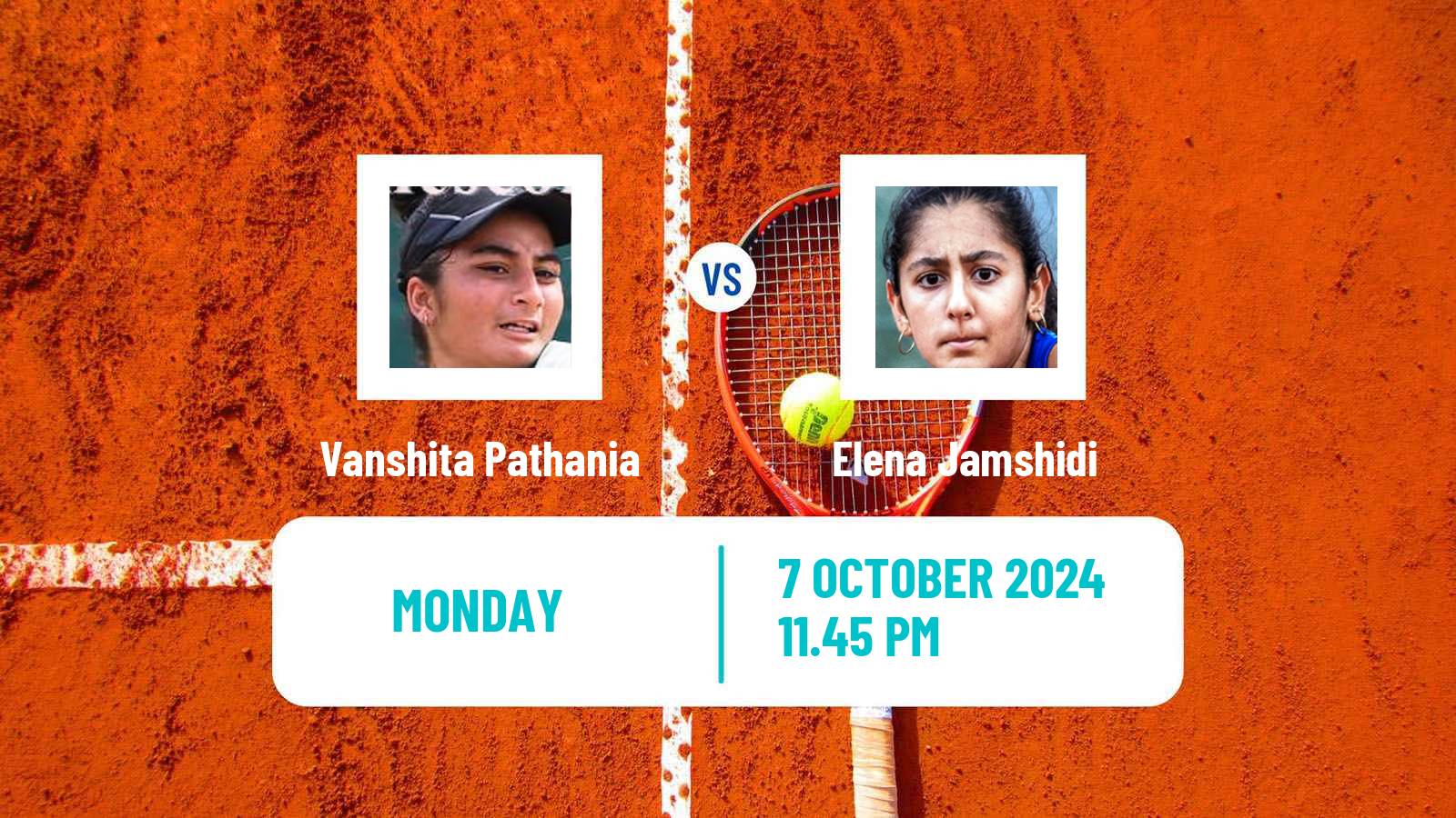 Tennis ITF W15 Mysuru Women Vanshita Pathania - Elena Jamshidi