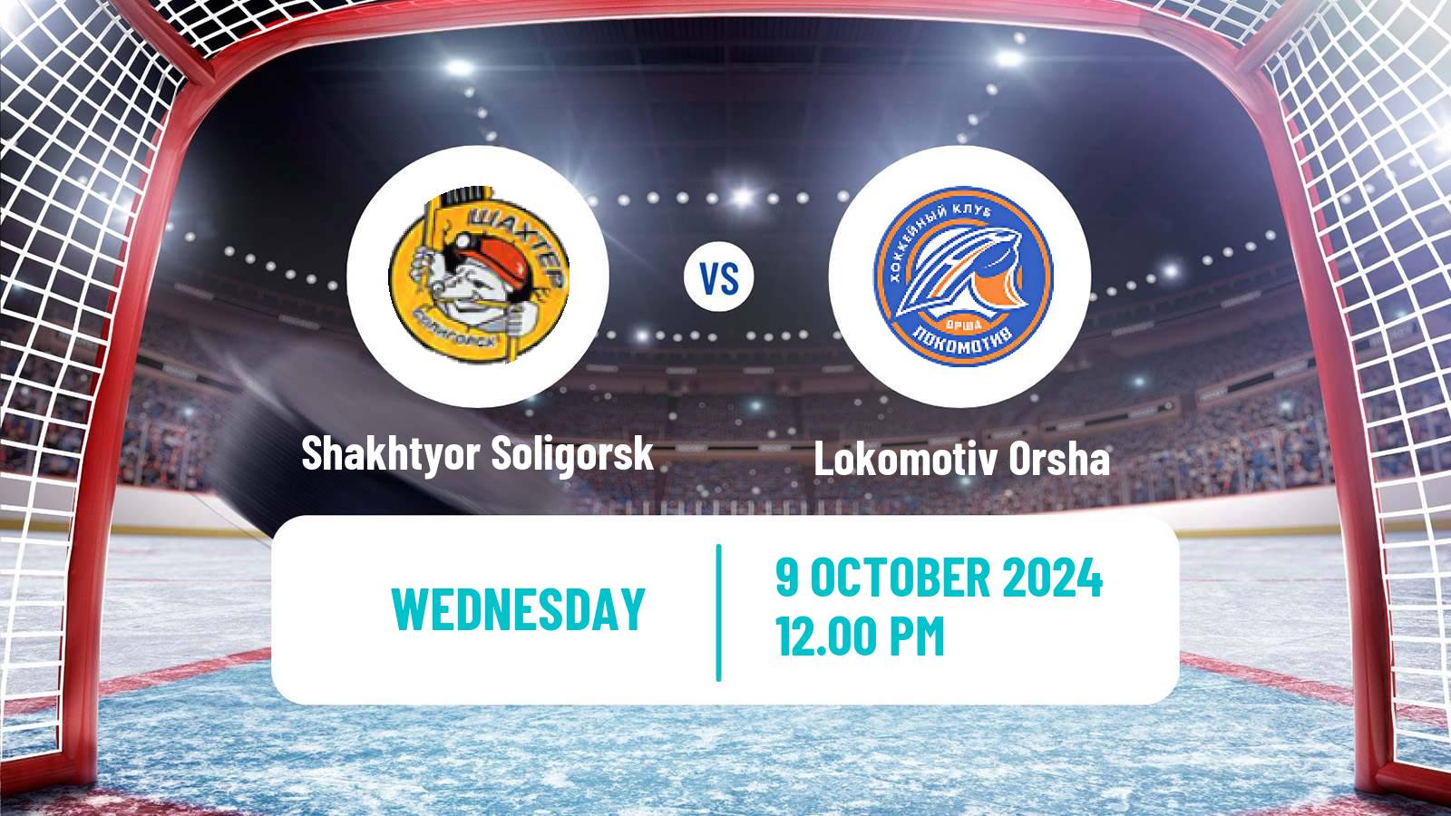 Hockey Belarusian Extraleague Shakhtyor Soligorsk - Lokomotiv Orsha