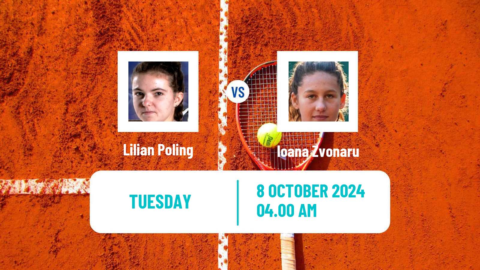 Tennis ITF W15 Monastir 39 Women Lilian Poling - Ioana Zvonaru