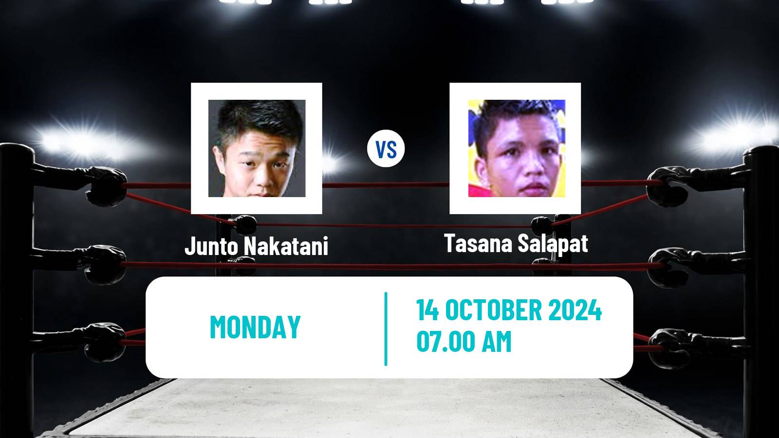 Boxing Bantamweight WBC Title Men Junto Nakatani - Tasana Salapat