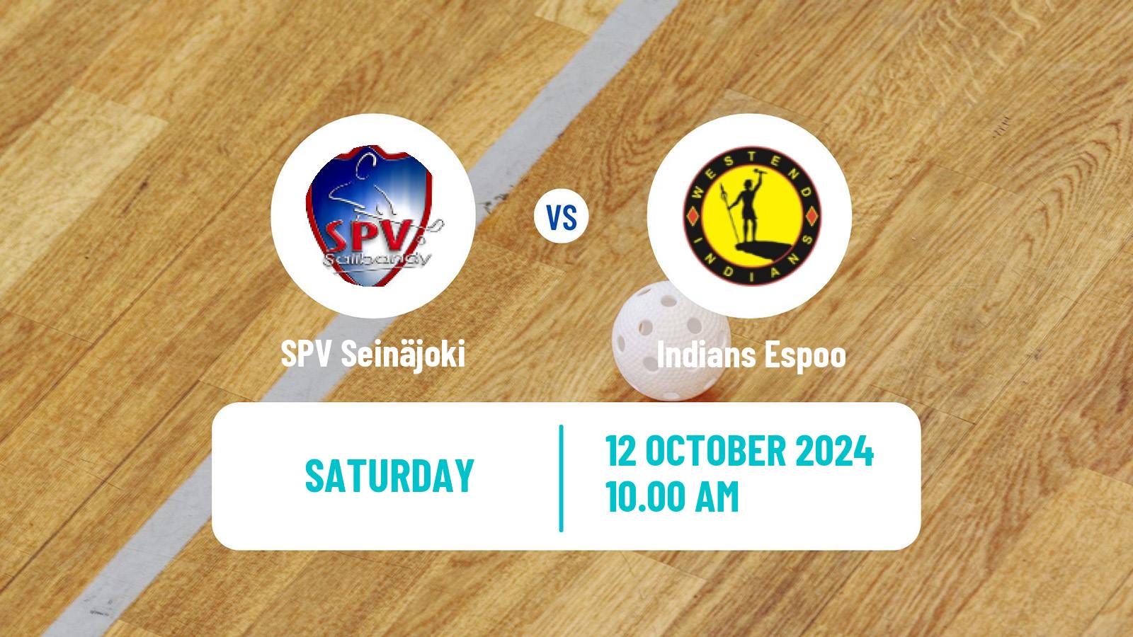 Floorball Finnish F-Liiga SPV Seinäjoki - Indians Espoo