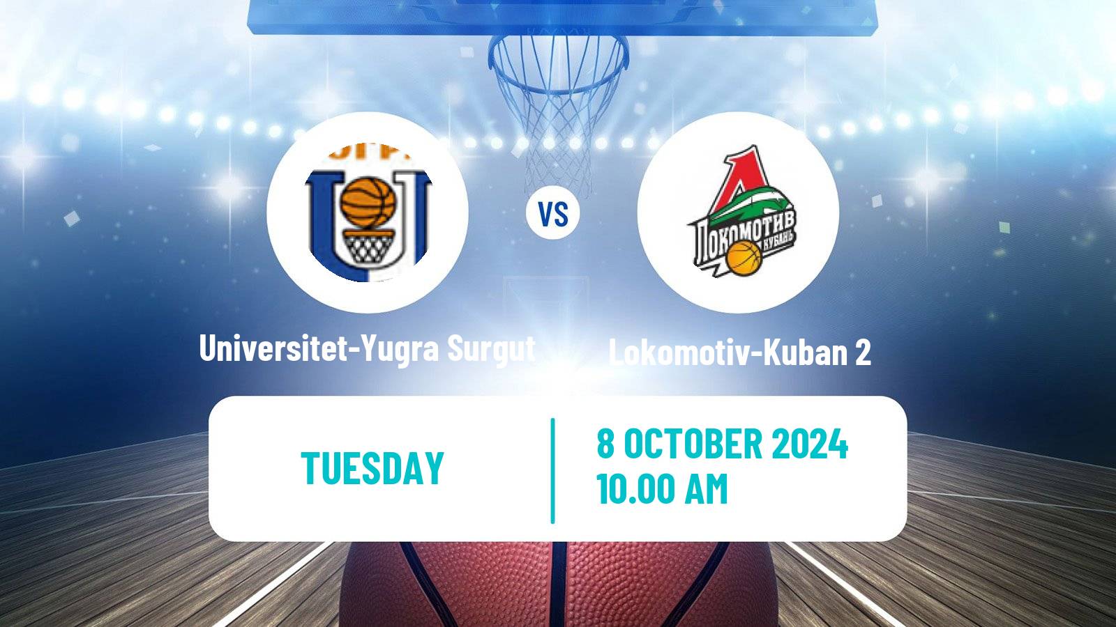 Basketball Russian Super League Basketball Universitet-Yugra Surgut - Lokomotiv-Kuban 2