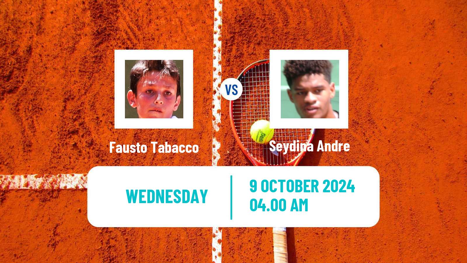 Tennis ITF M15 Monastir 41 Men Fausto Tabacco - Seydina Andre