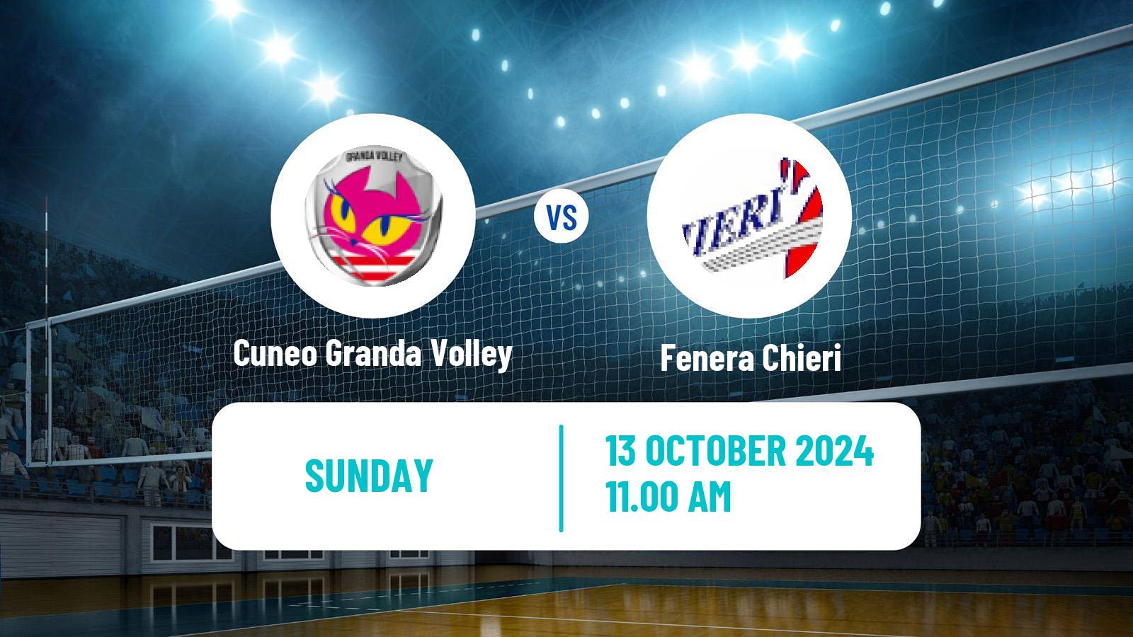 Volleyball Italian Serie A Volleyball Women Cuneo Granda Volley - Fenera Chieri