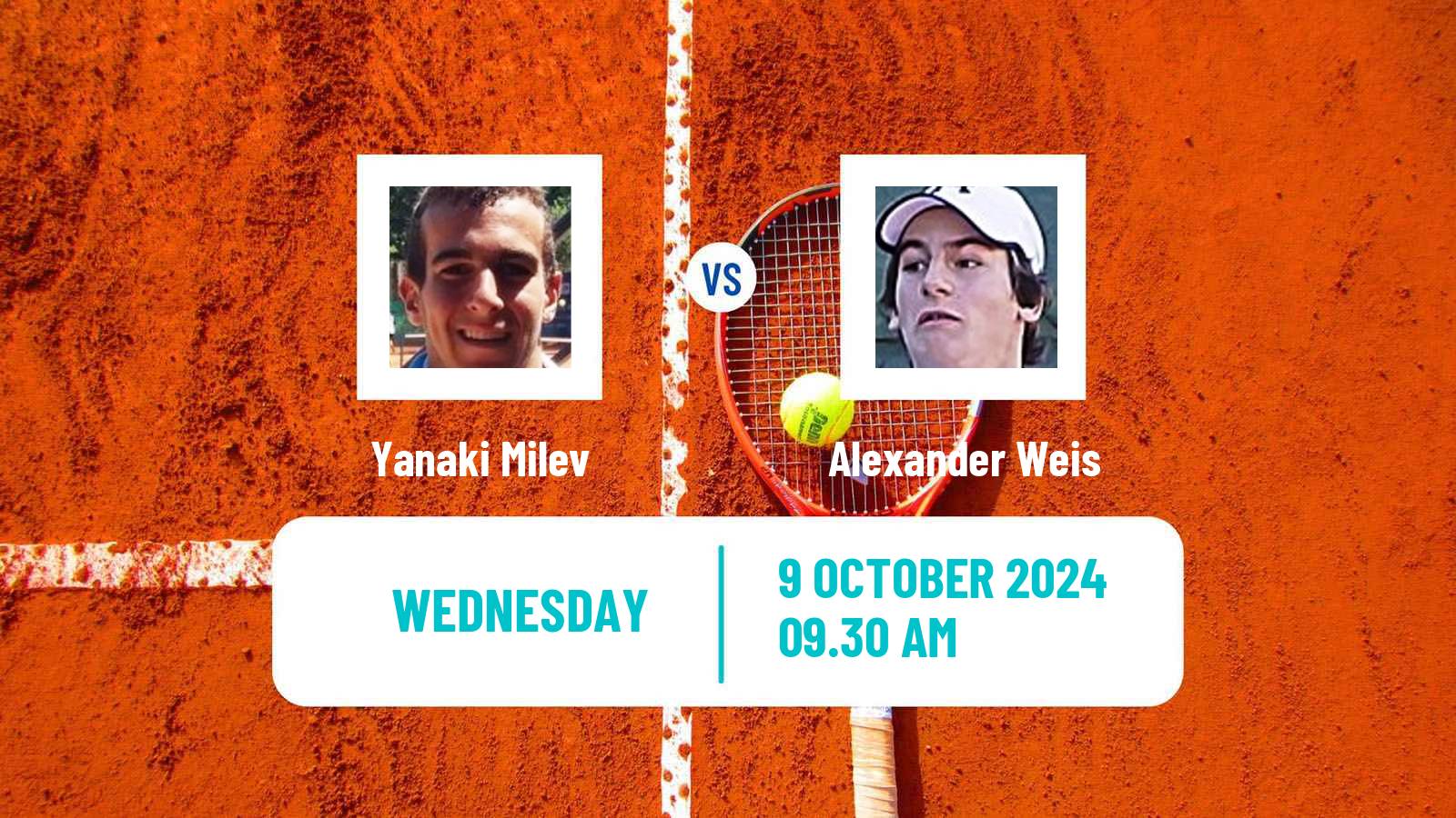 Tennis ITF M25 Santa Margherita Di Pula 10 Men Yanaki Milev - Alexander Weis