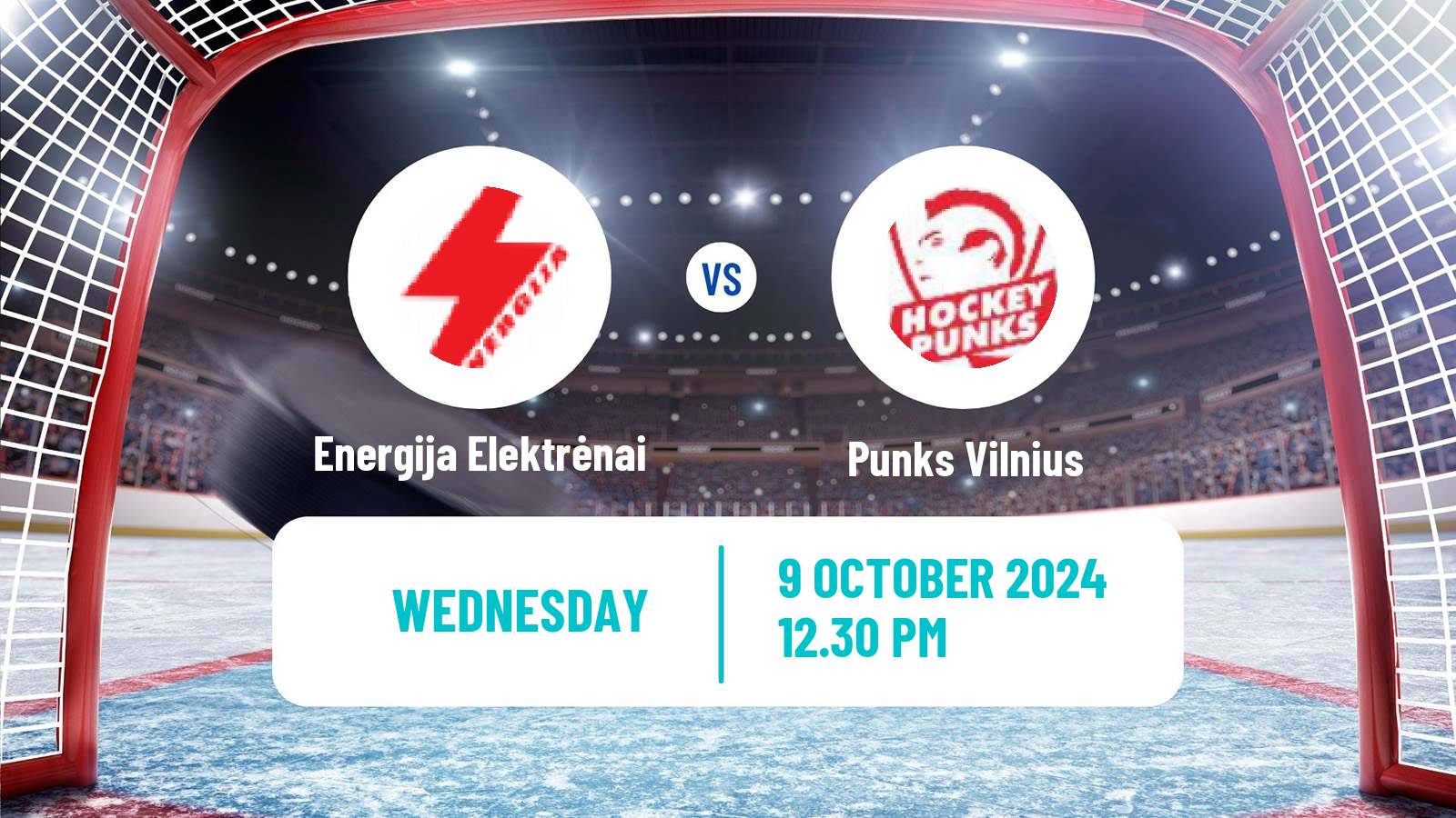 Hockey Latvian Hokeja Liga Energija Elektrėnai - Punks Vilnius