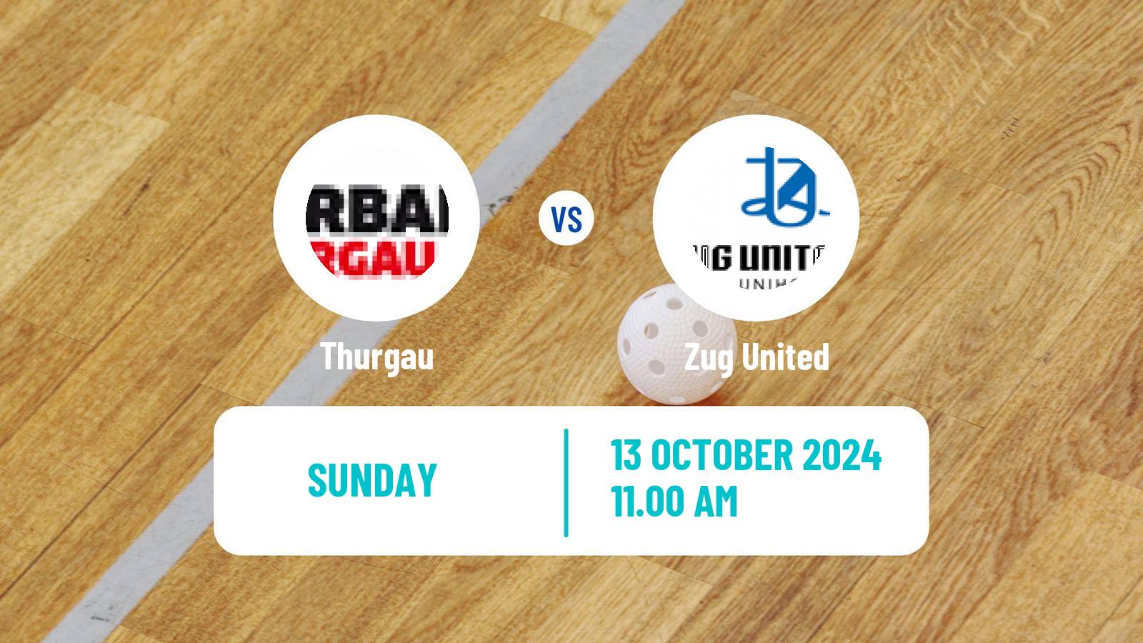 Floorball Swiss NLA Floorball Thurgau - Zug United