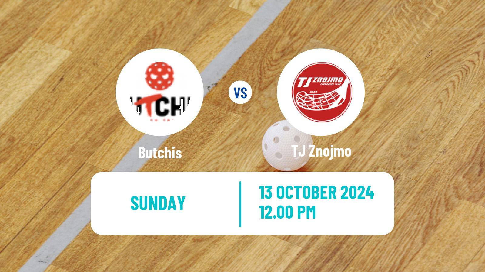 Floorball Czech 1 Liga Floorball Butchis - Znojmo