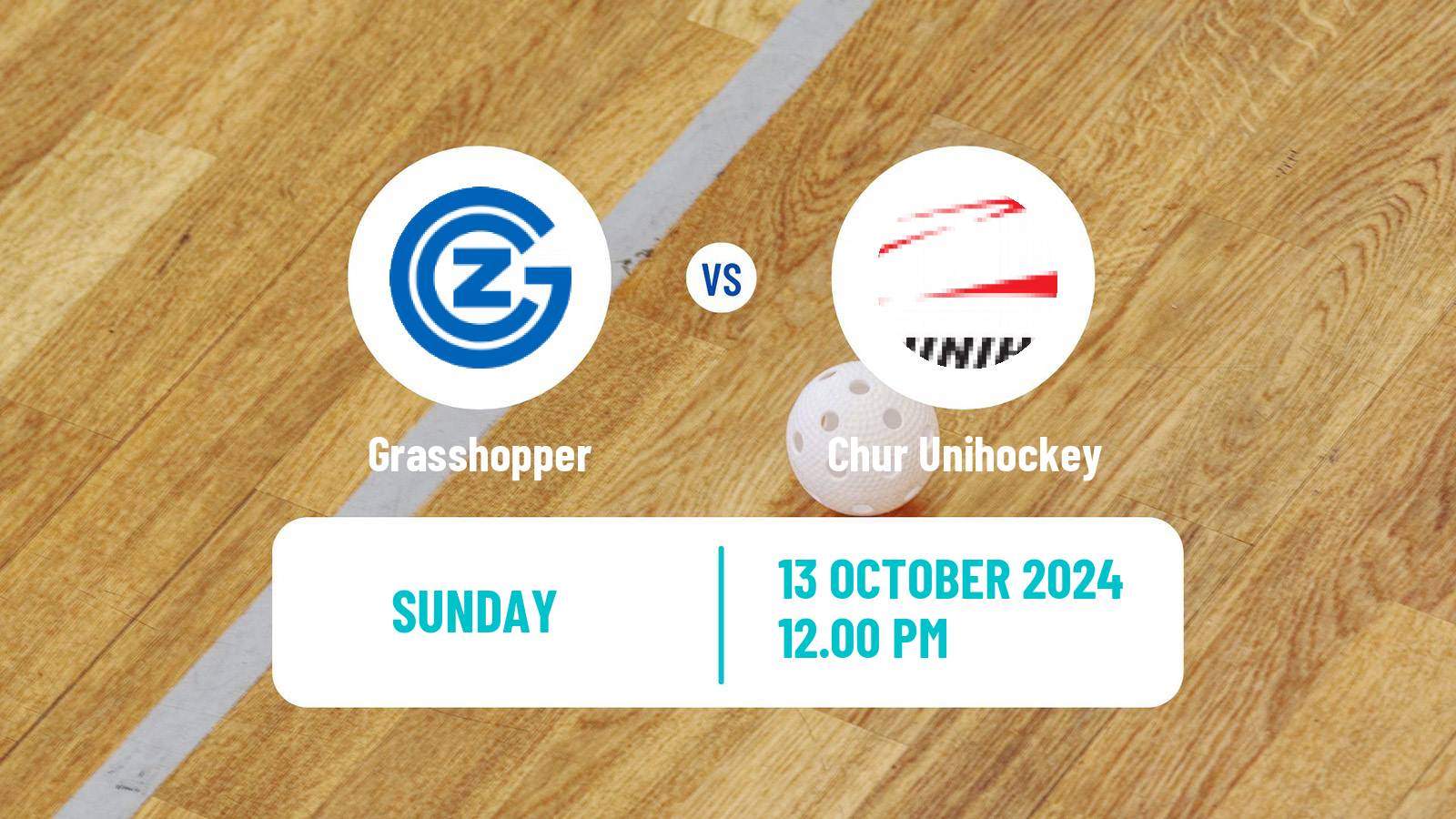 Floorball Swiss NLA Floorball Grasshopper - Chur Unihockey