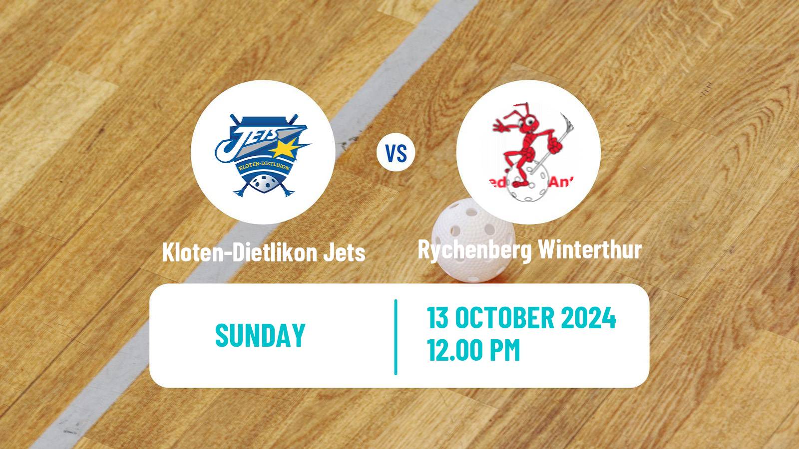 Floorball Swiss NLA Floorball Women Kloten-Dietlikon Jets - Rychenberg Winterthur