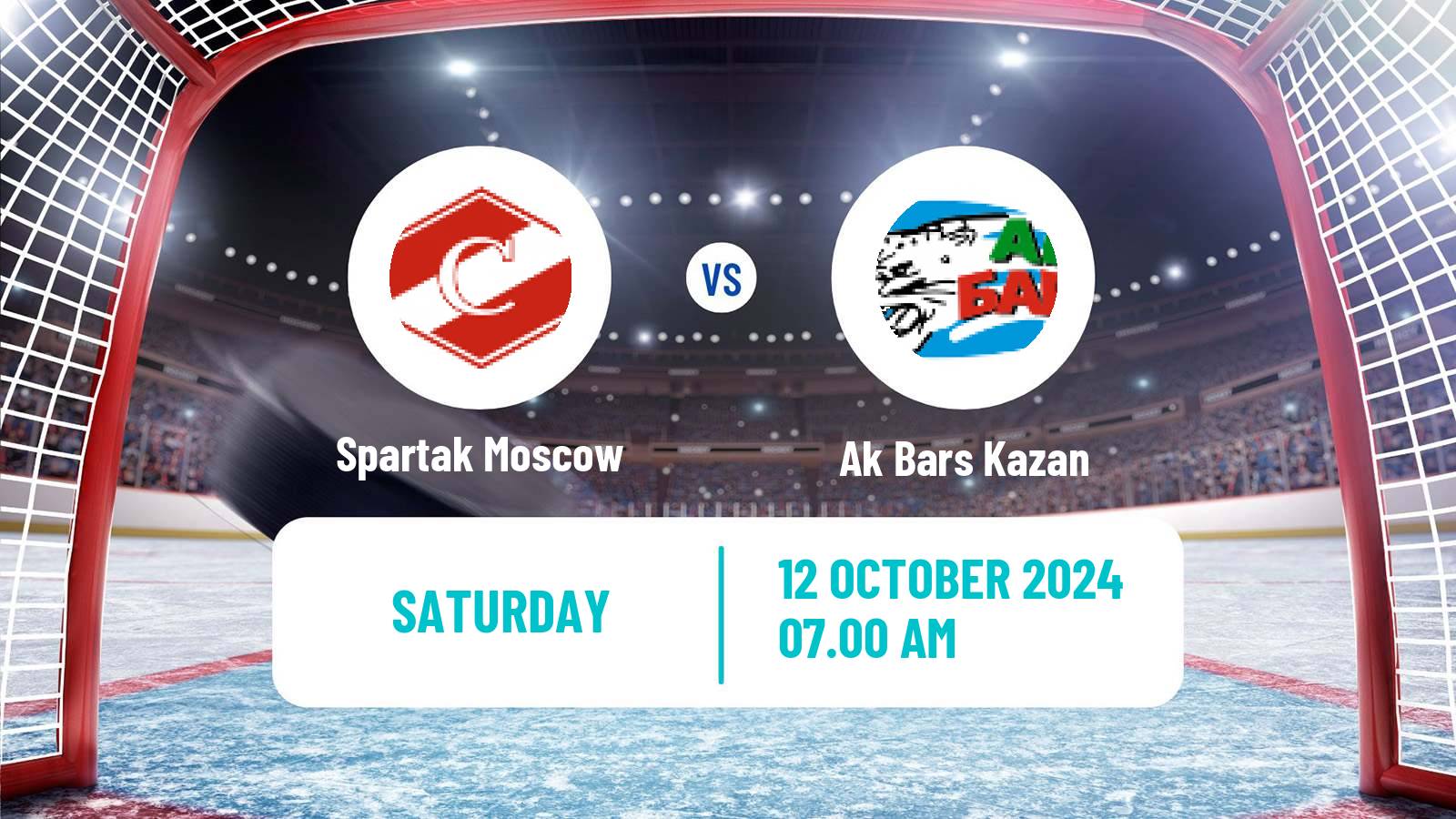 Hockey KHL Spartak Moscow - Ak Bars Kazan