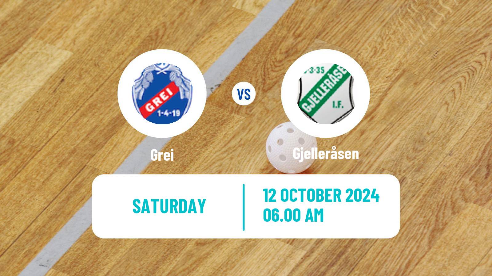 Floorball Norwegian Eliteserien Floorball Women Grei - Gjelleråsen