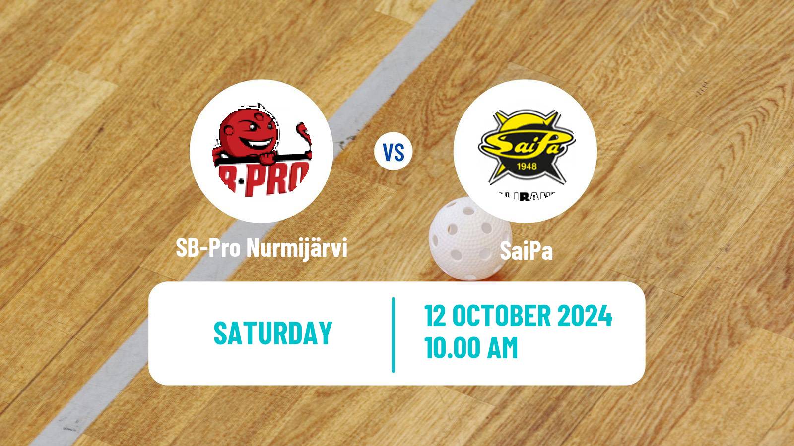 Floorball Finnish F-Liiga Women SB-Pro Nurmijärvi - SaiPa