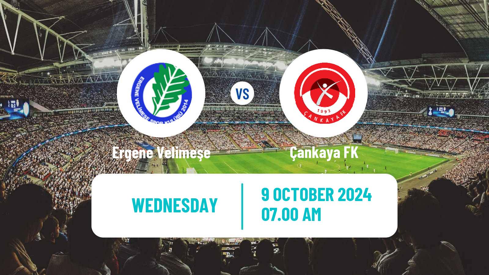 Soccer Turkish Cup Ergene Velimeşe - Çankaya