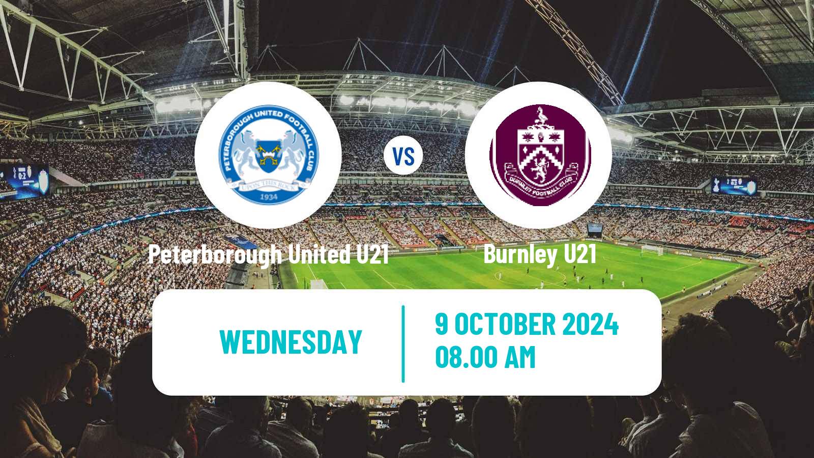 Soccer English Professional Development League Peterborough United U21 - Burnley U21