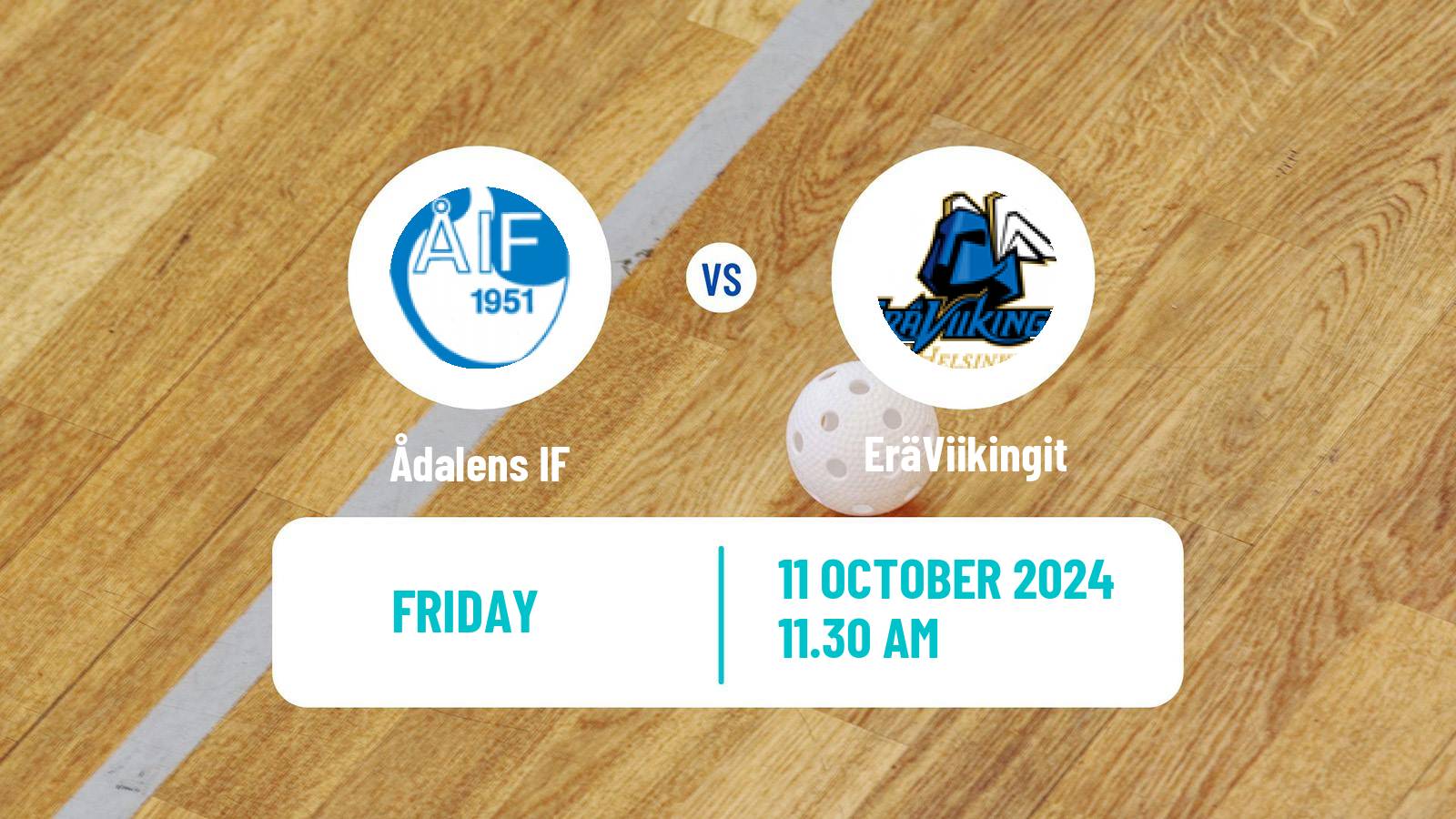 Floorball Finnish F-Liiga Women Ådalens IF - EräViikingit