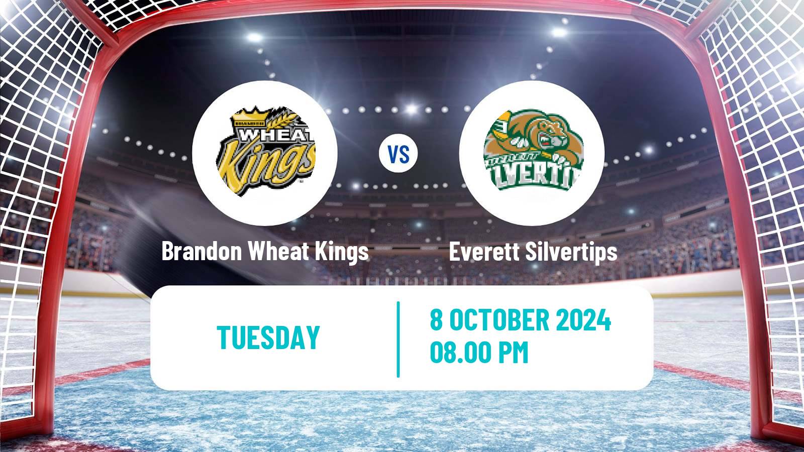 Hockey WHL Brandon Wheat Kings - Everett Silvertips