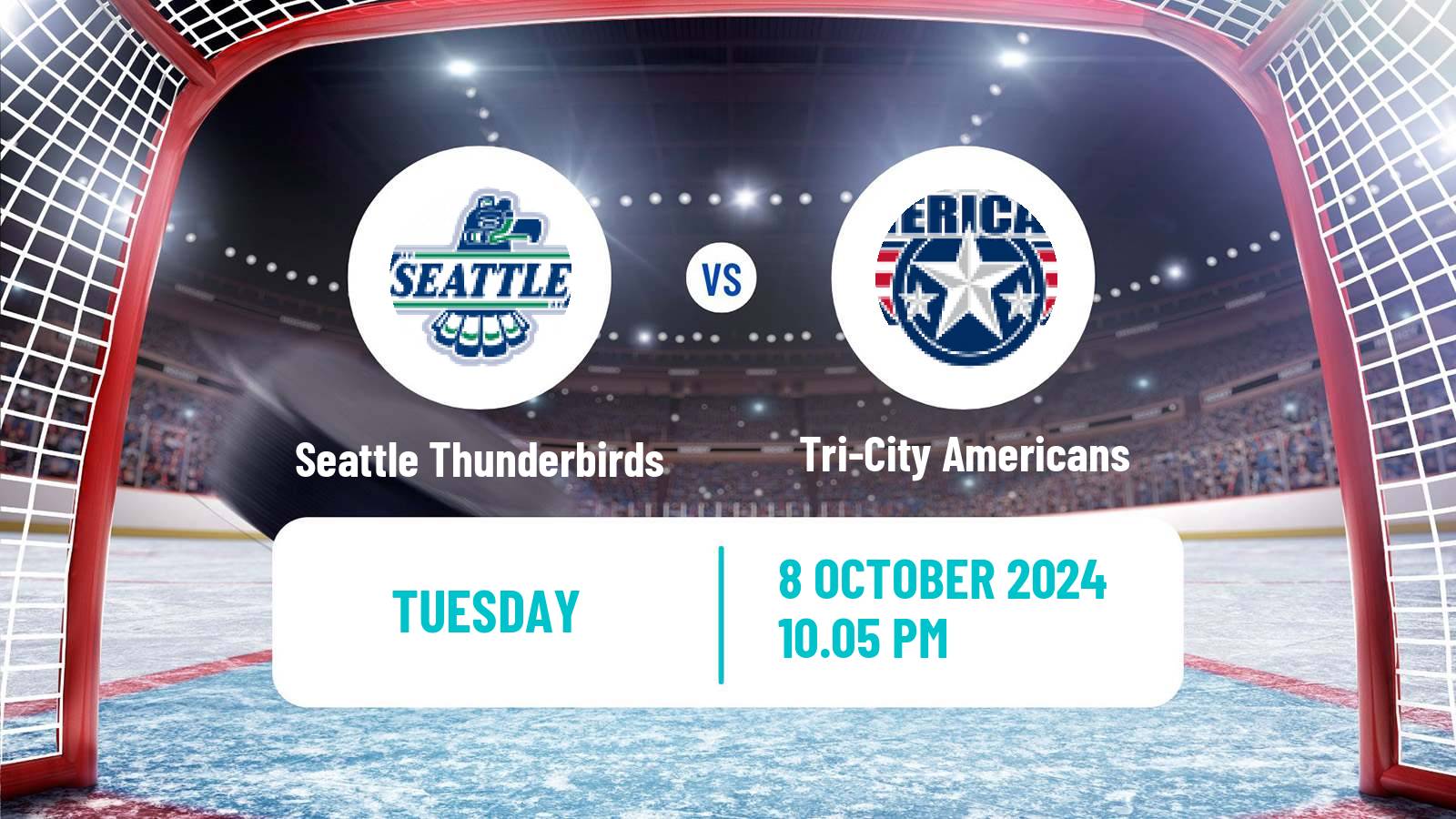 Hockey WHL Seattle Thunderbirds - Tri-City Americans