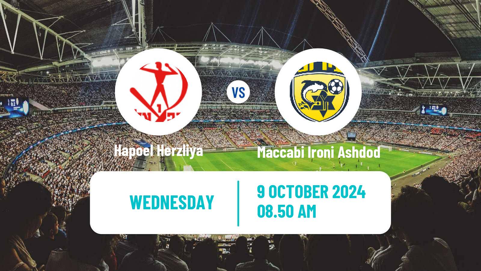 Soccer Israeli Liga Alef South Hapoel Herzliya - Maccabi Ironi Ashdod