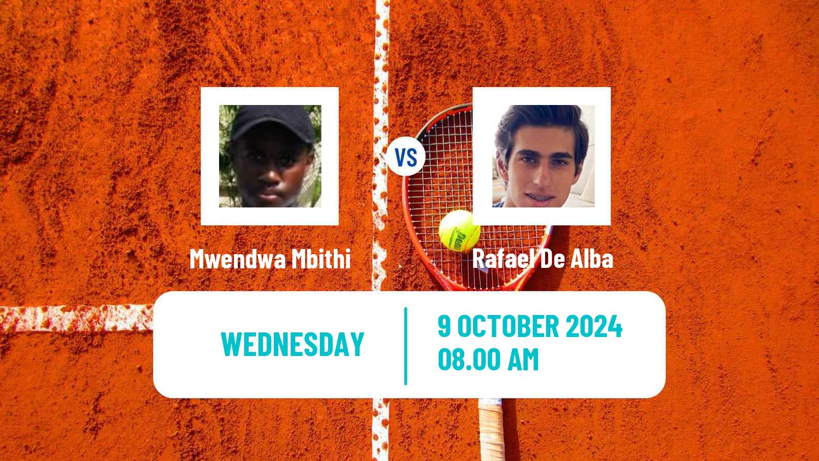 Tennis ITF M15 Sharm Elsheikh 13 Men Mwendwa Mbithi - Rafael De Alba