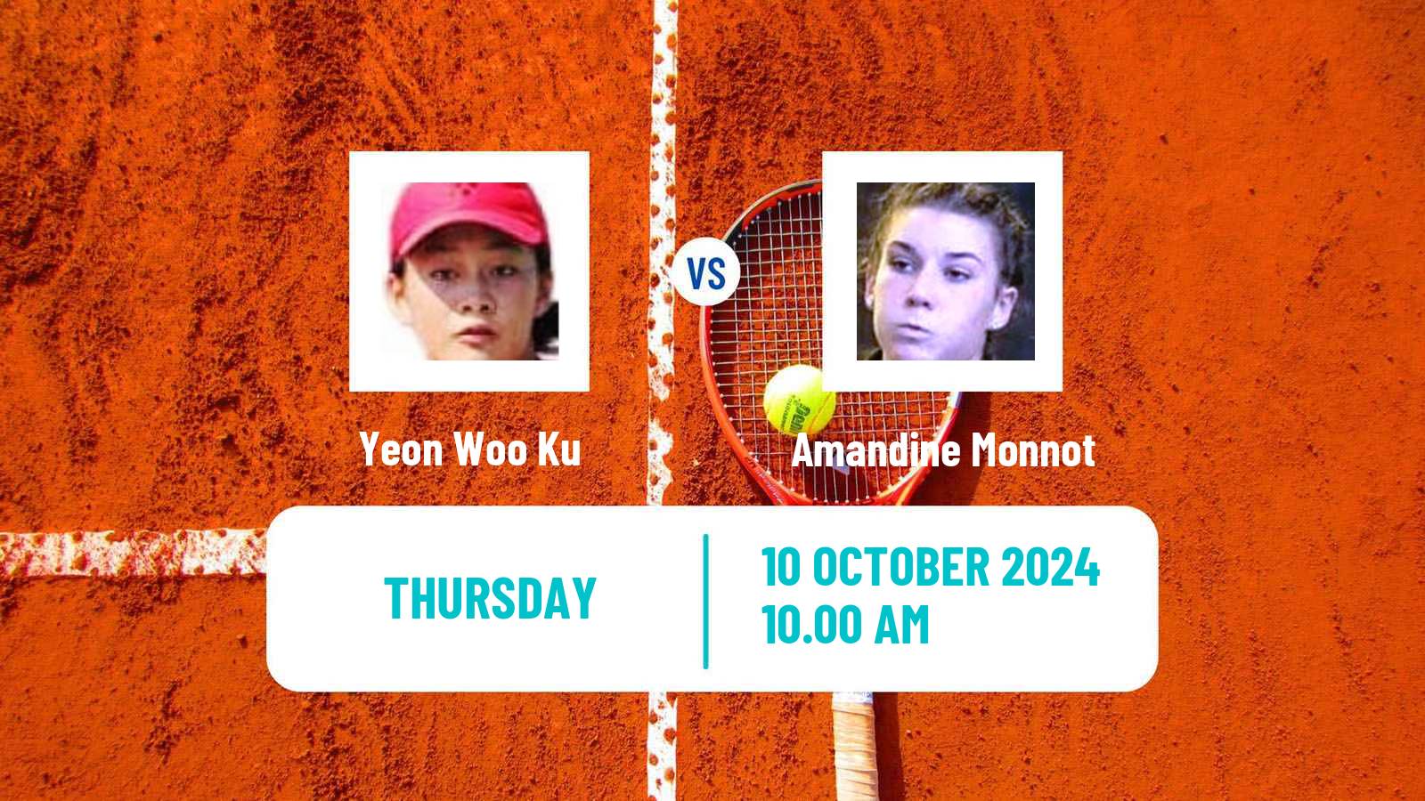 Tennis ITF W50 Quinta Do Lago Women Yeon Woo Ku - Amandine Monnot