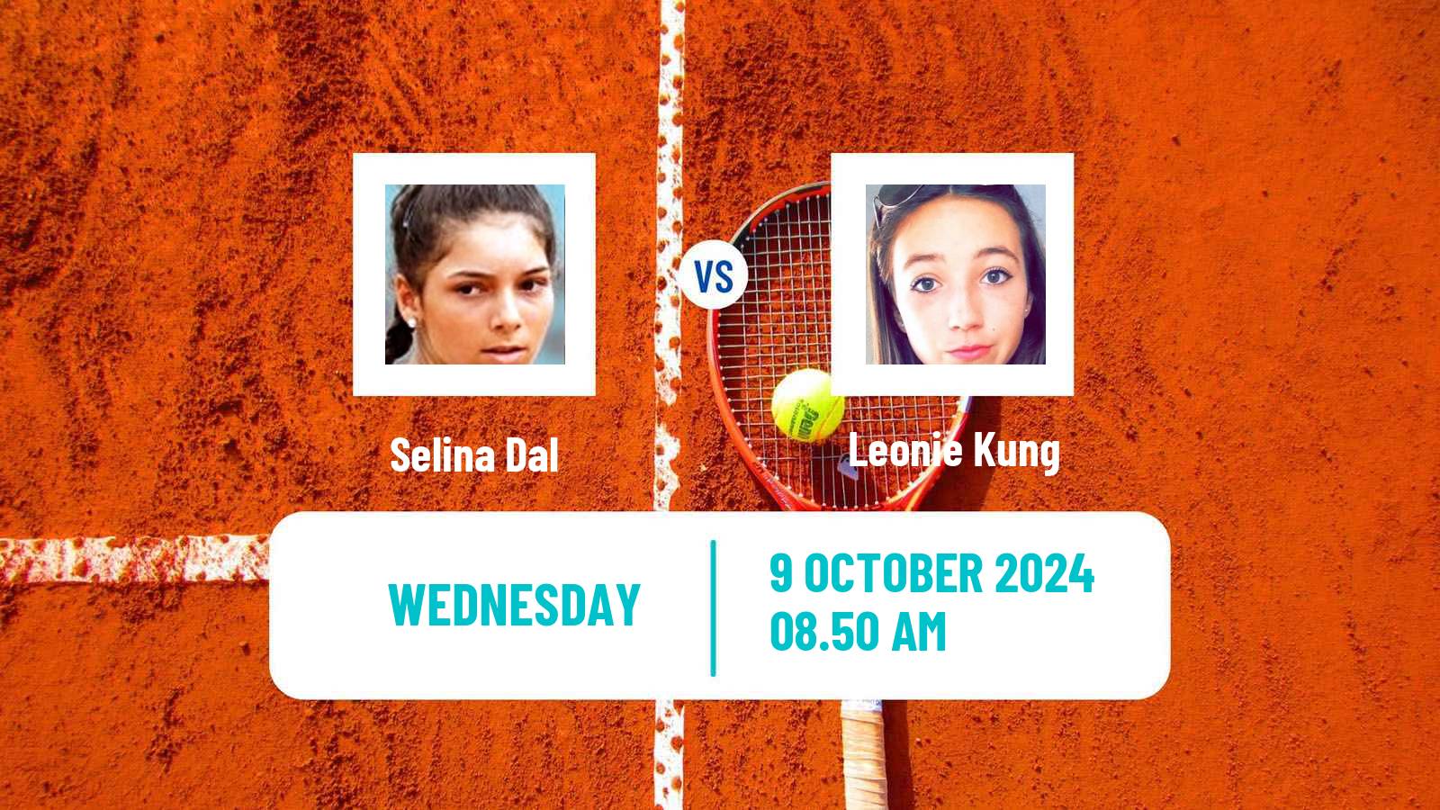 Tennis ITF W35 Joue Les Tours Women Selina Dal - Leonie Kung