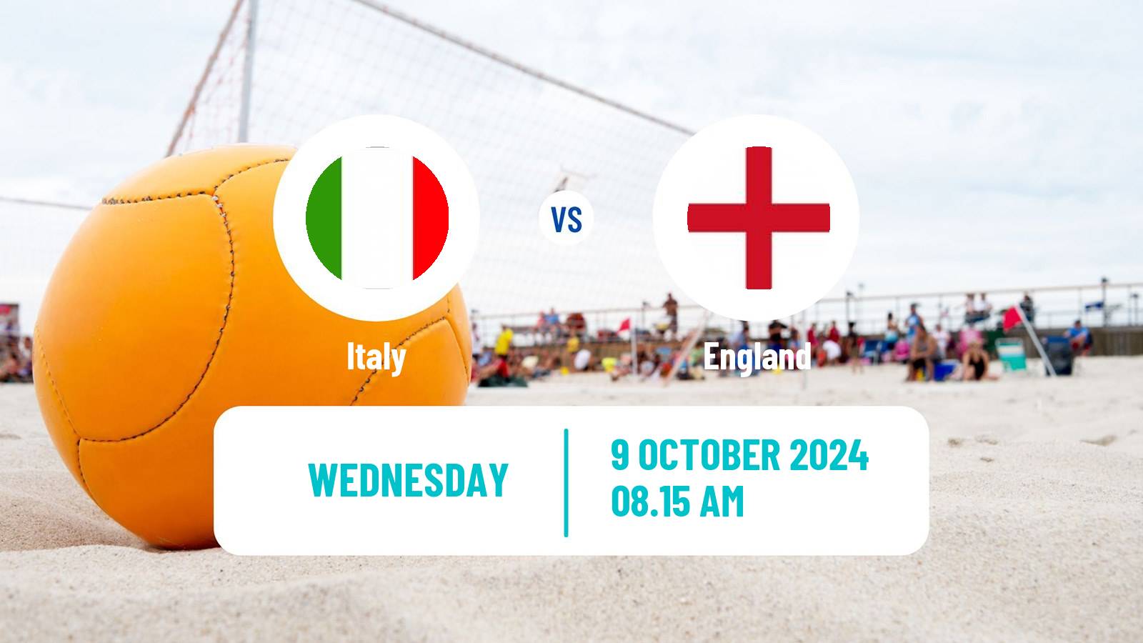 Beach soccer World Cup Italy - England