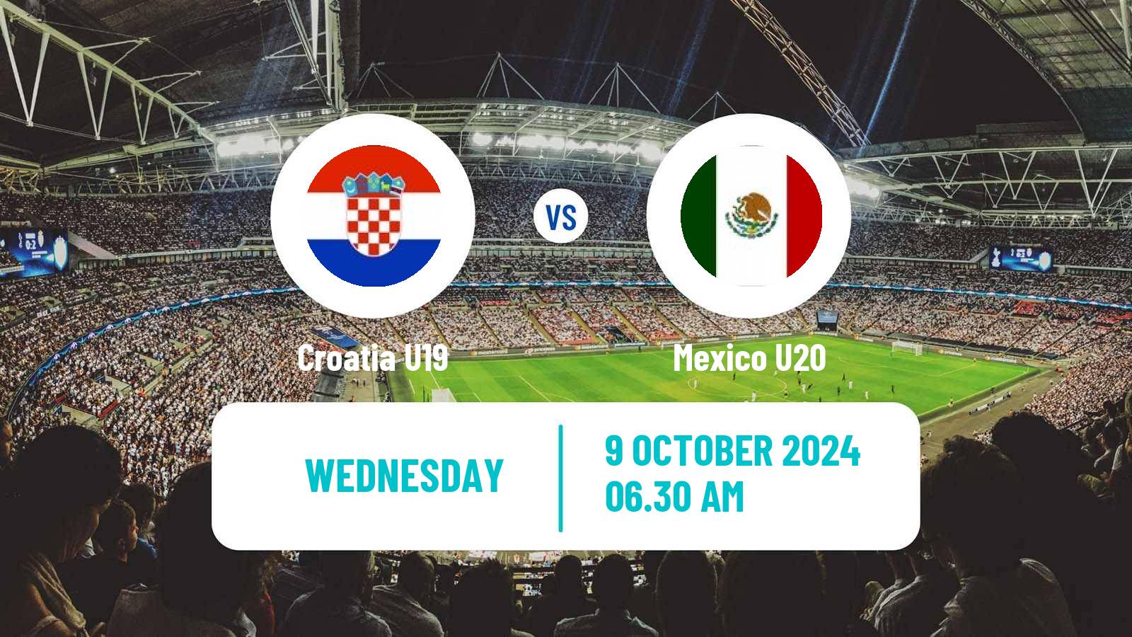 Soccer Friendly Croatia U19 - Mexico U20